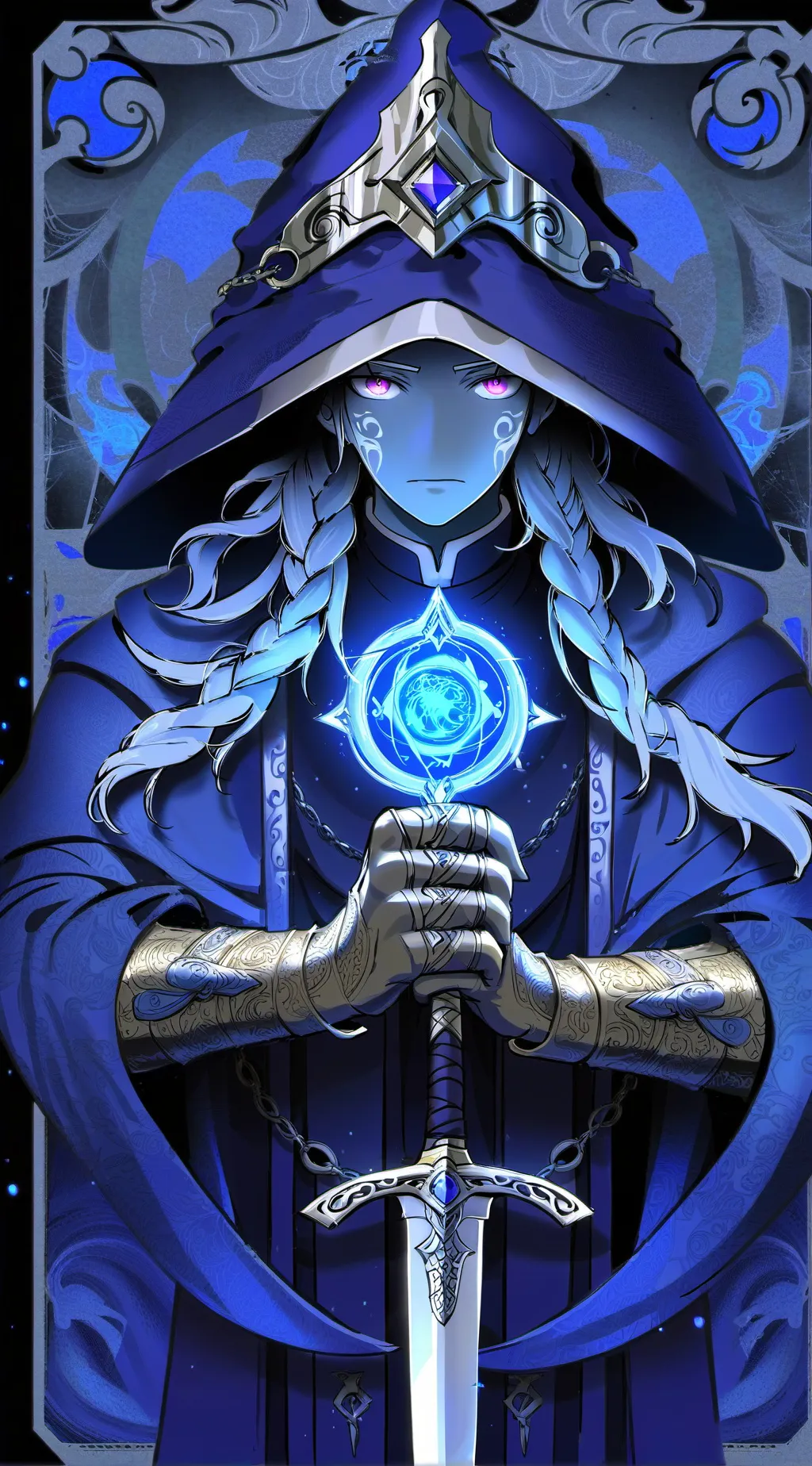 ai character: lunar background