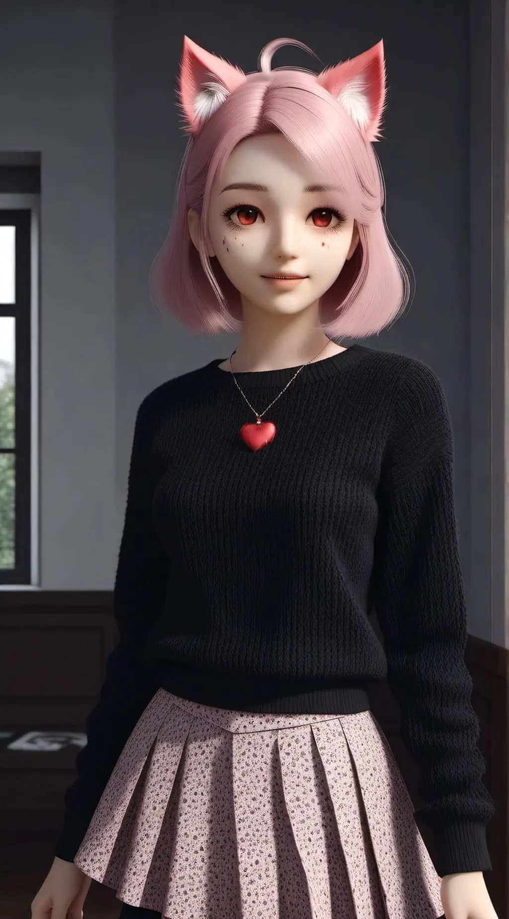 ai character: Catherina ai  background