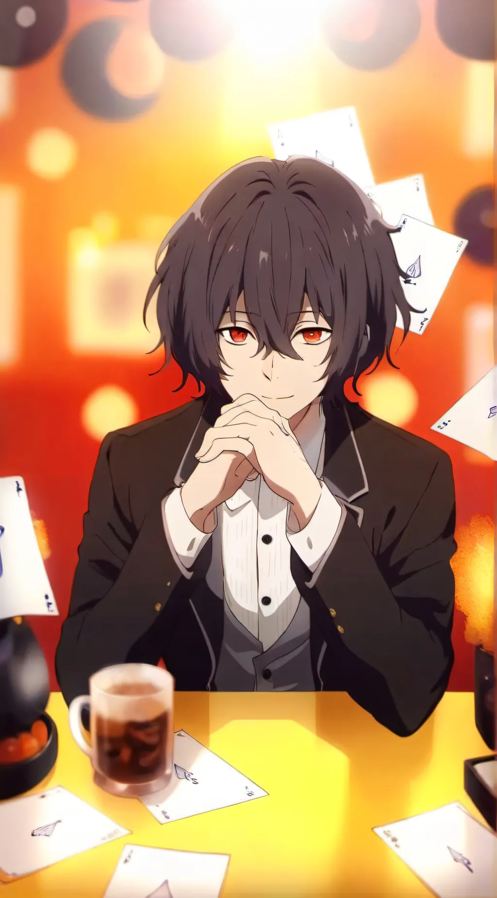 ai character: Dazai(BSD) background