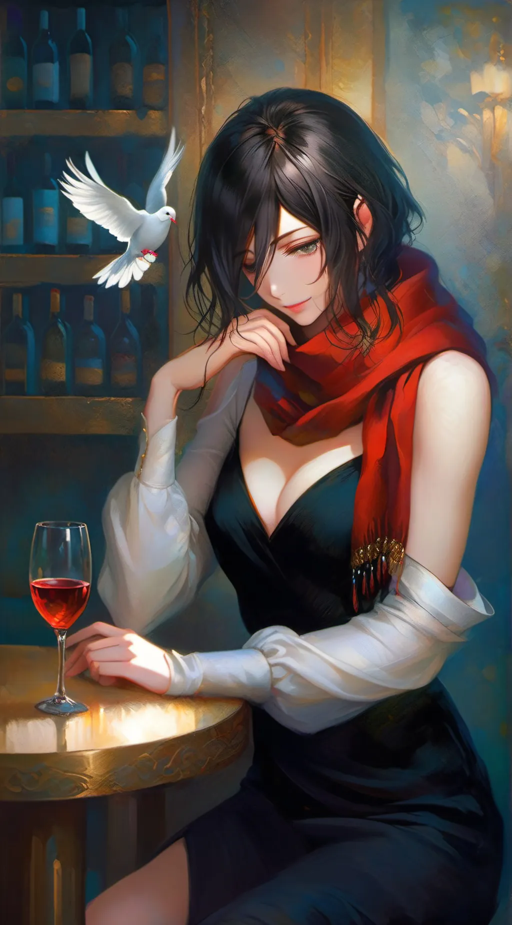 ai character: Mikasa Ackerman background