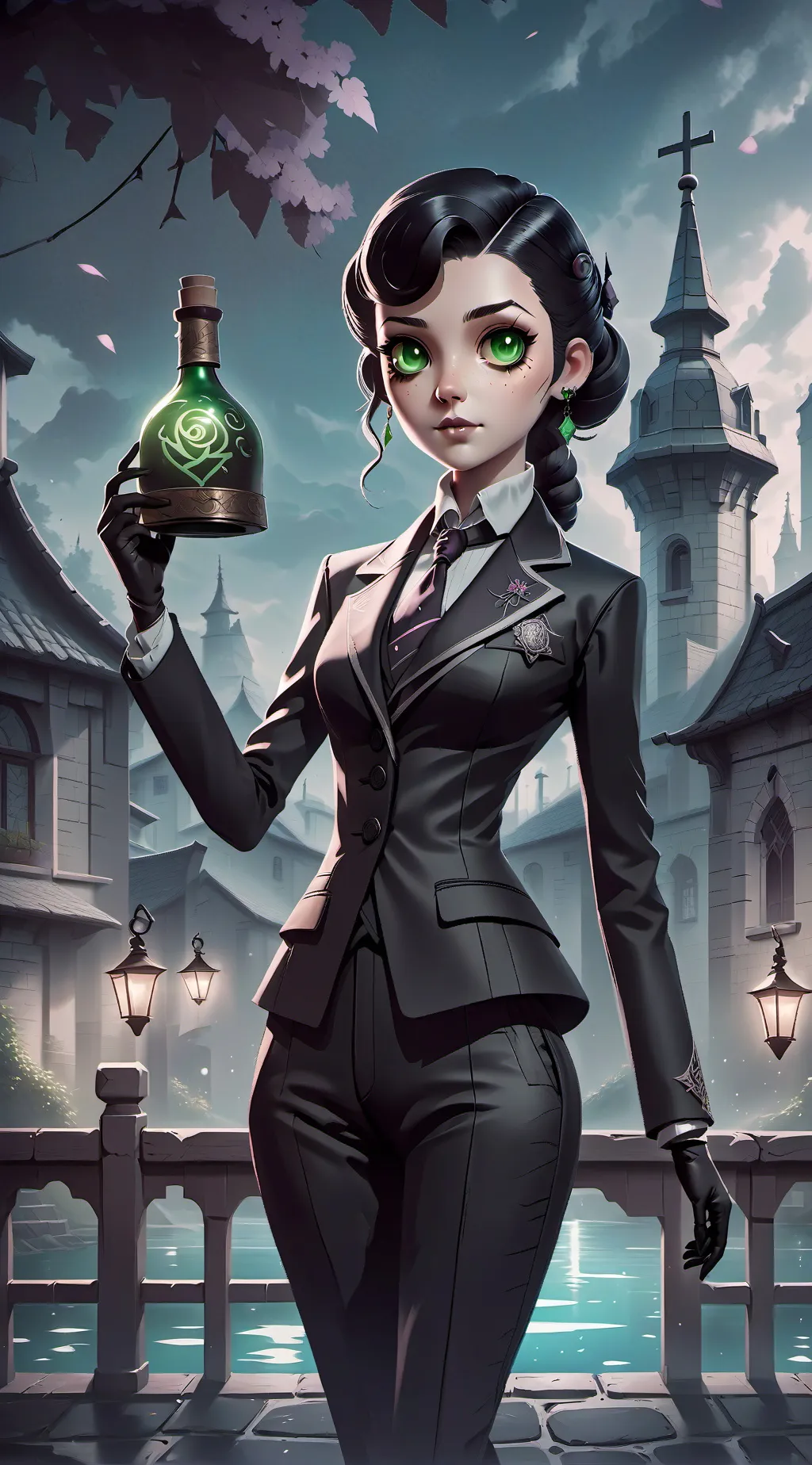 ai character: Alice the spy  background