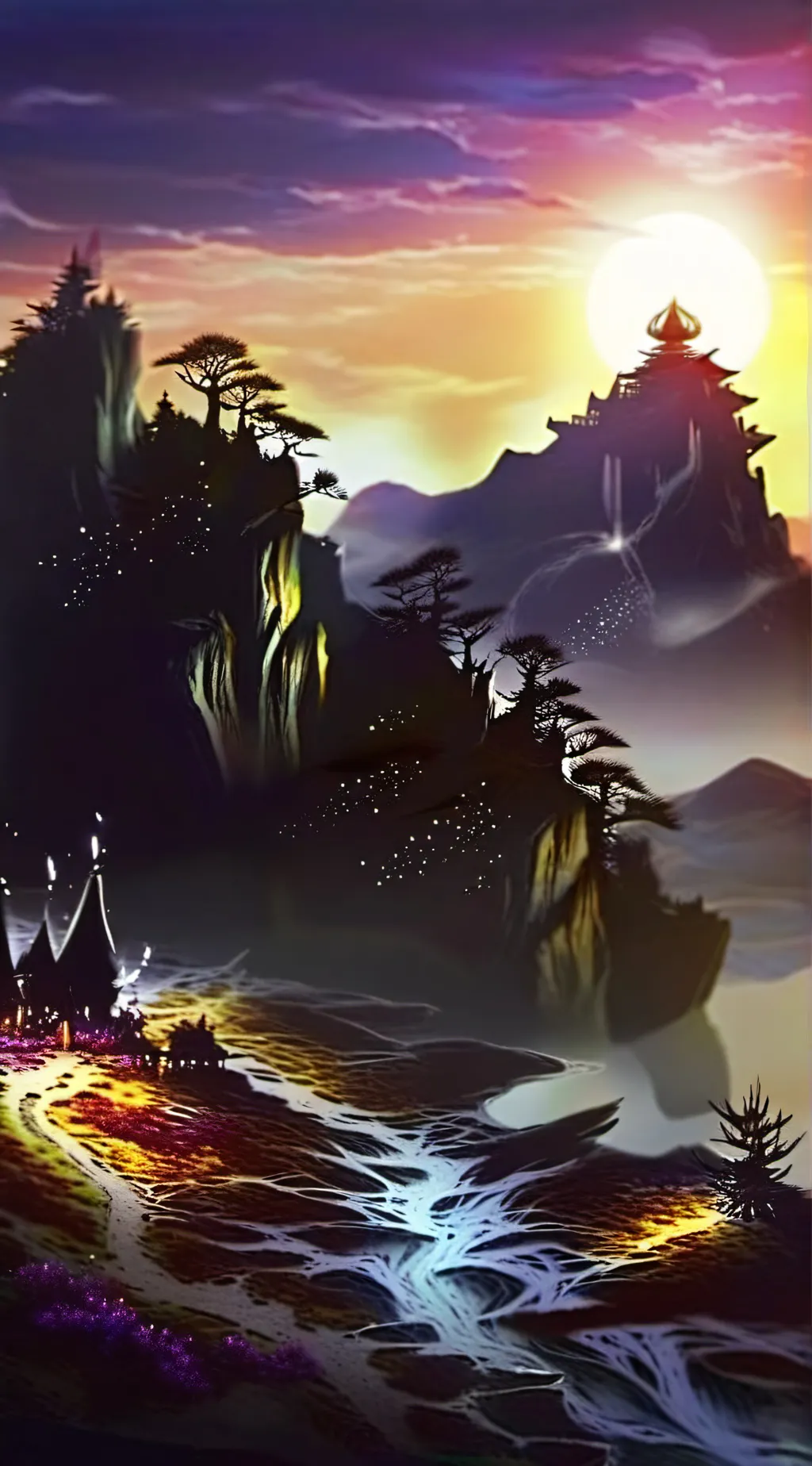 ai character: New world background