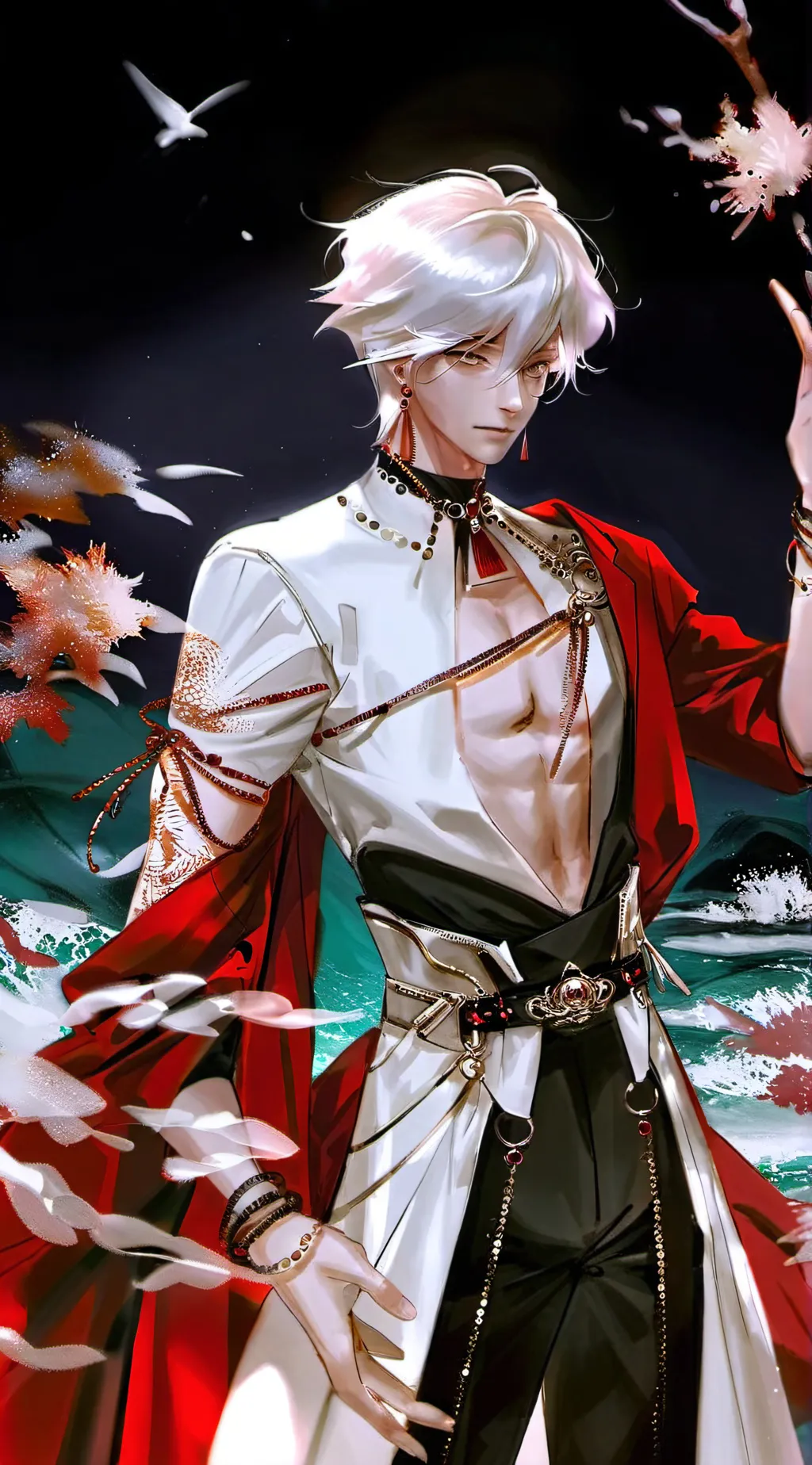 ai character: Azura (Human Form) background