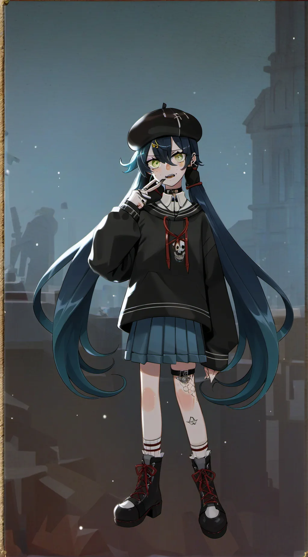 ai character: MHAxPPT background