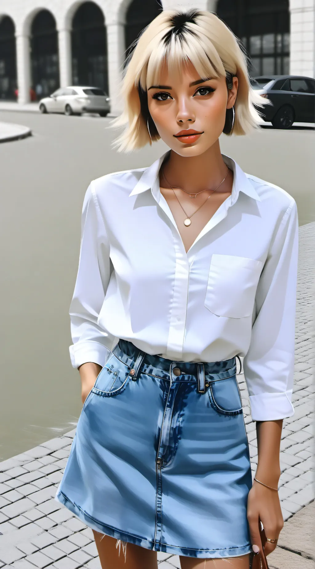 ai character: Crystal background