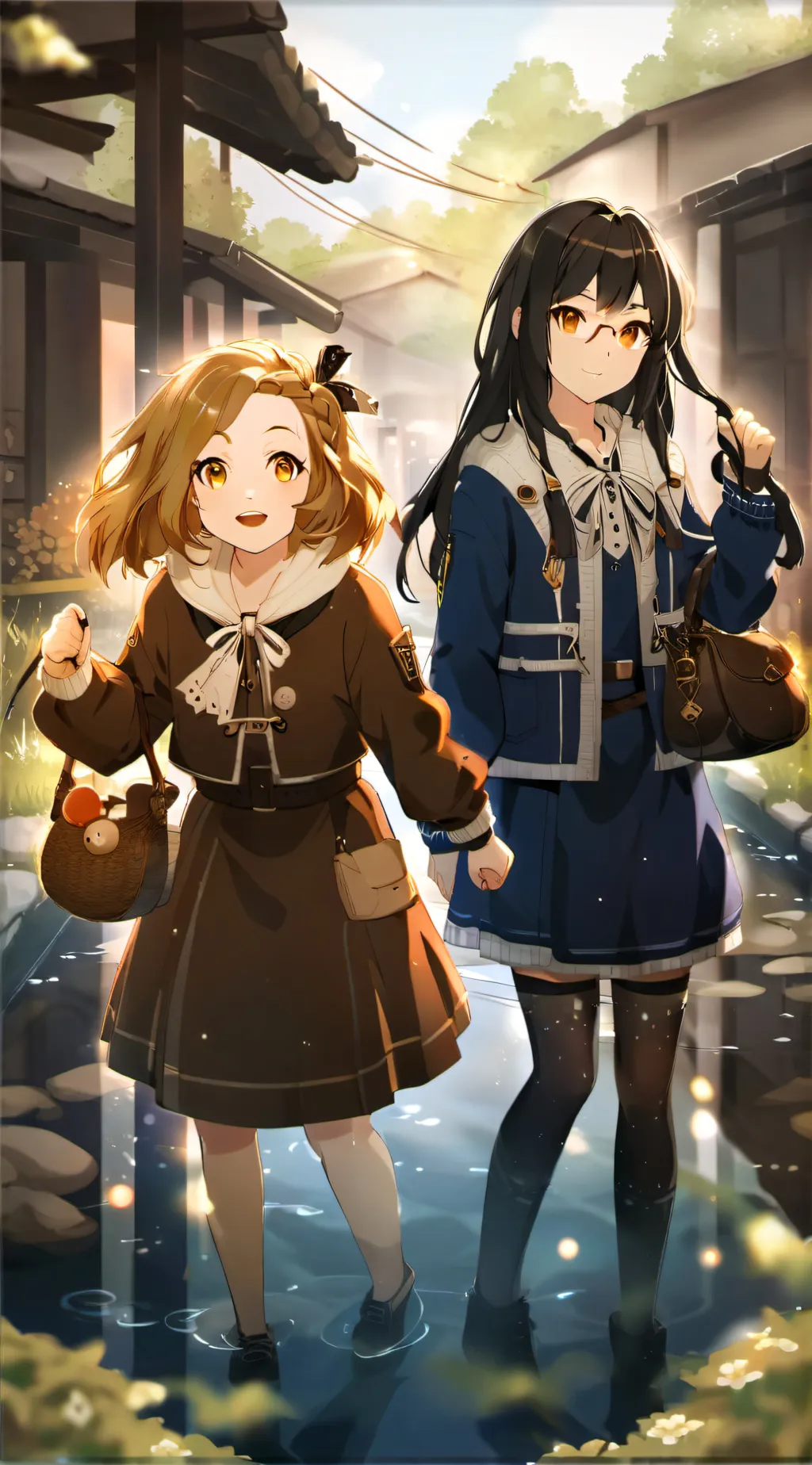 ai character: Aoki and Nanami background