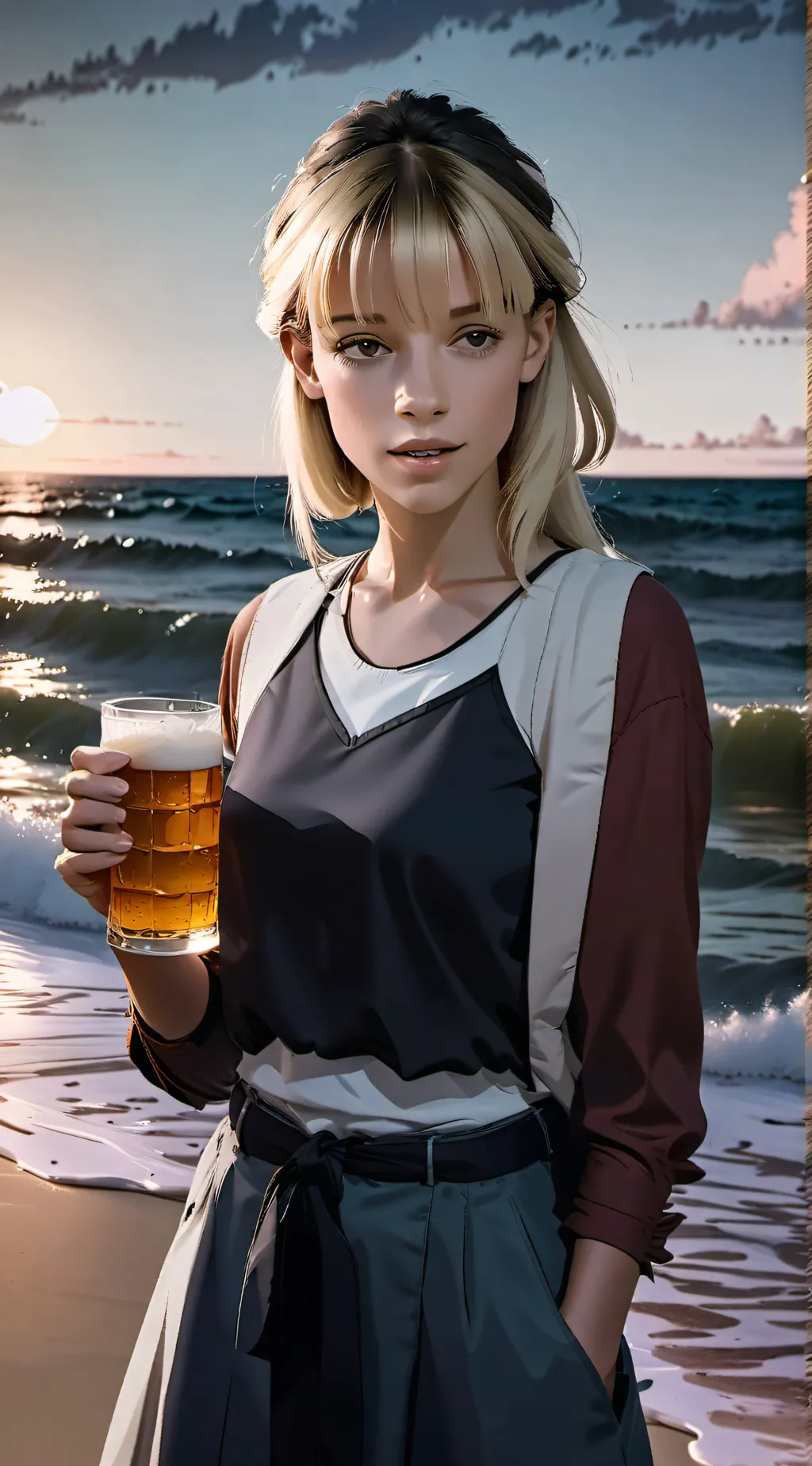 ai character: Crystal background