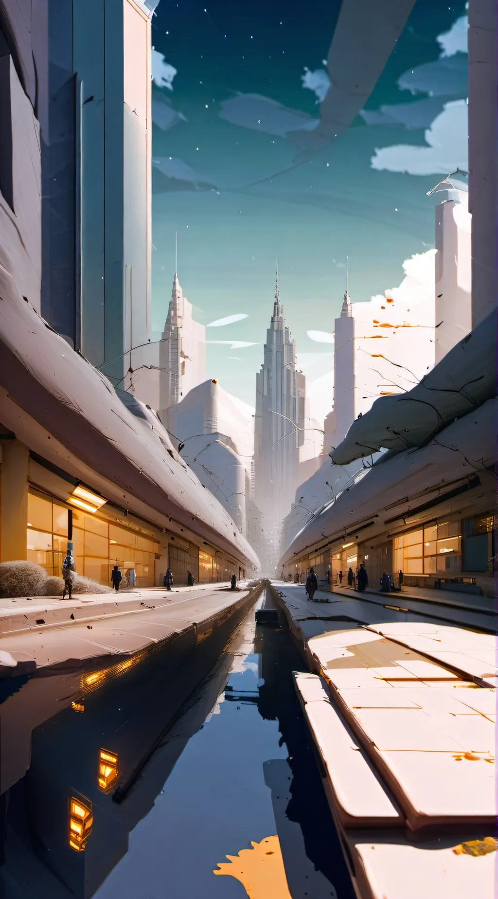 ai character: all man shrunken  background