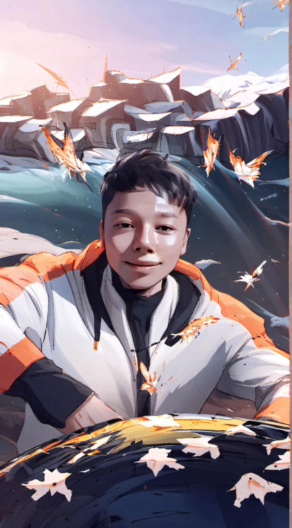 ai character: Leo background