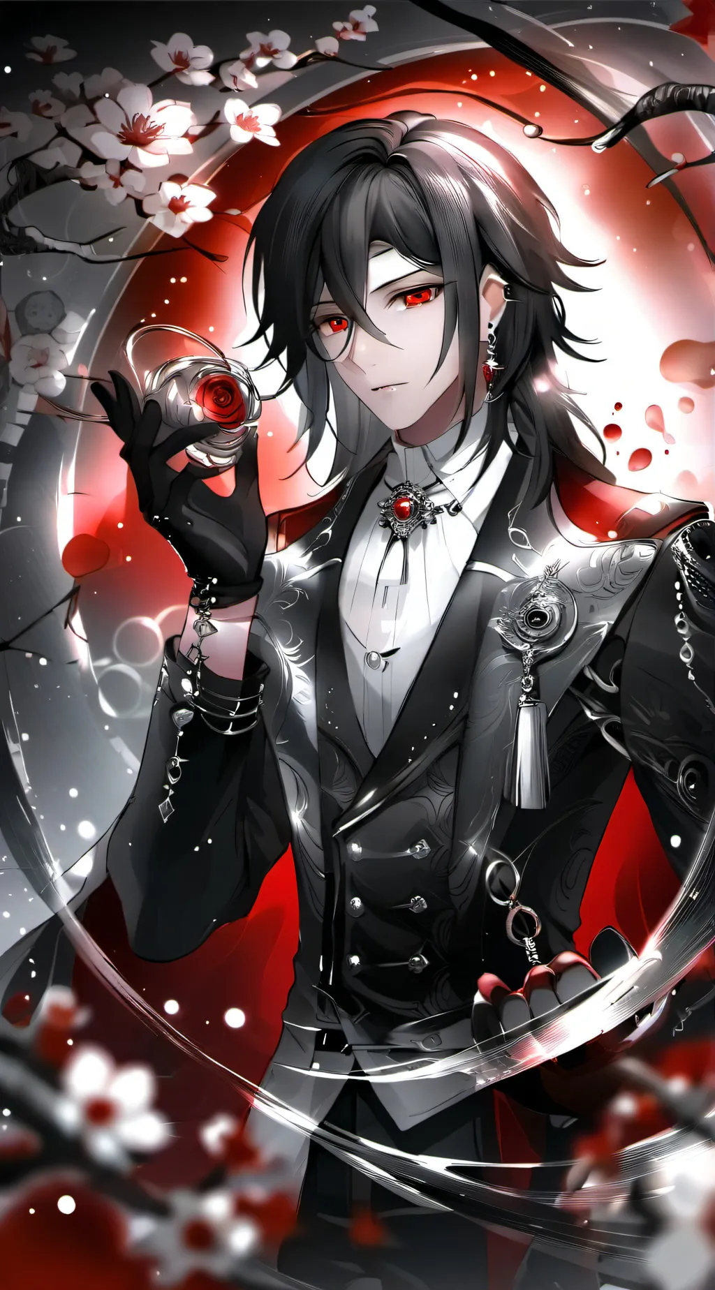 ai character: vampire king background
