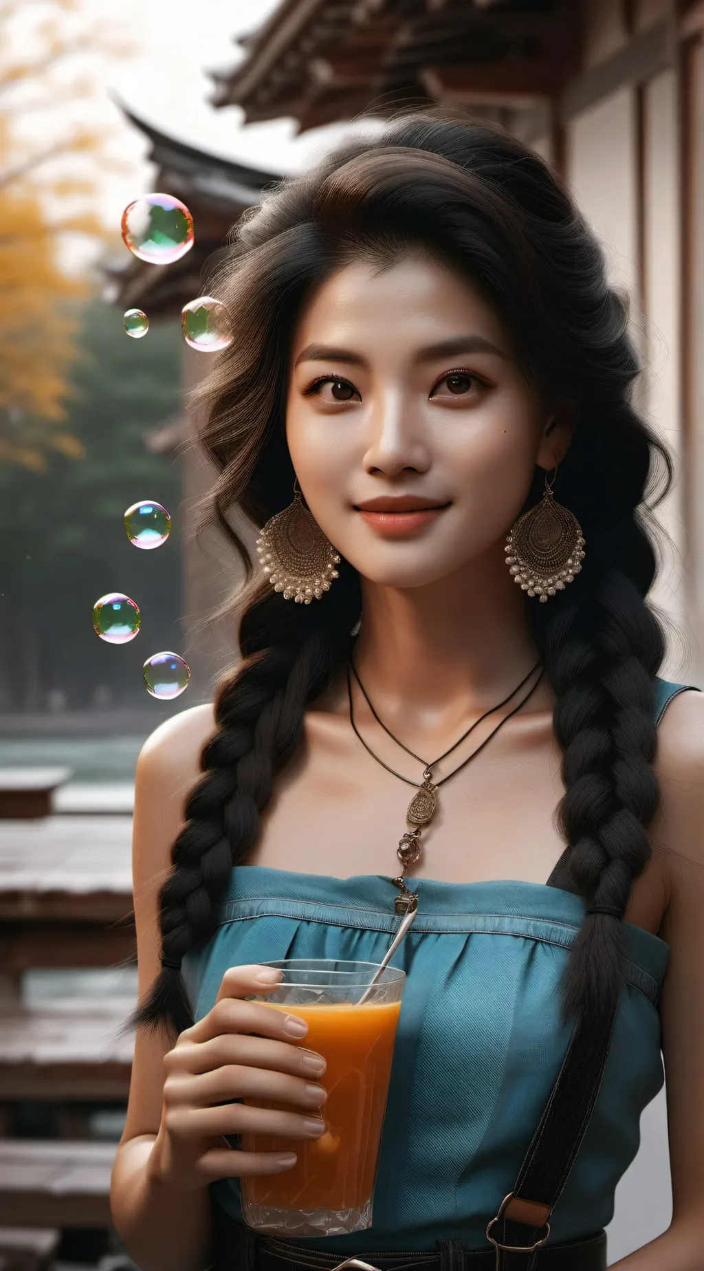 ai character: bubble lem background