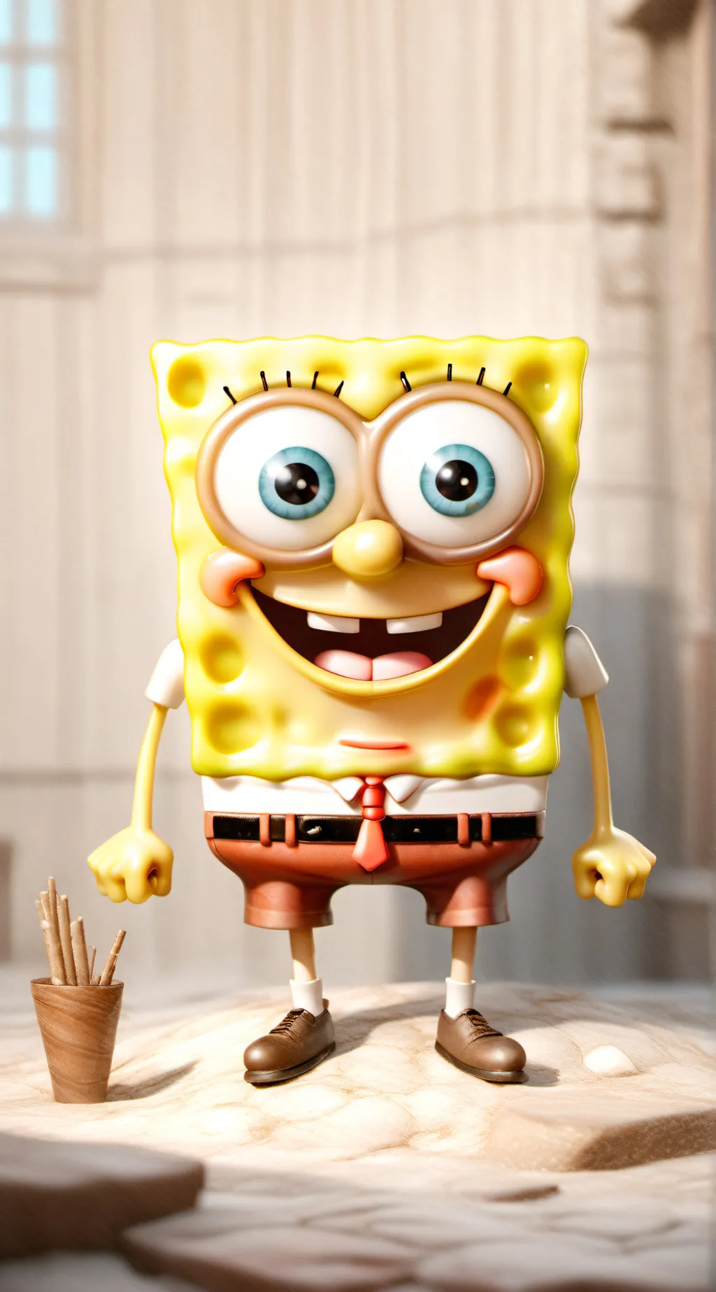 ai character: Spong (FNF) background