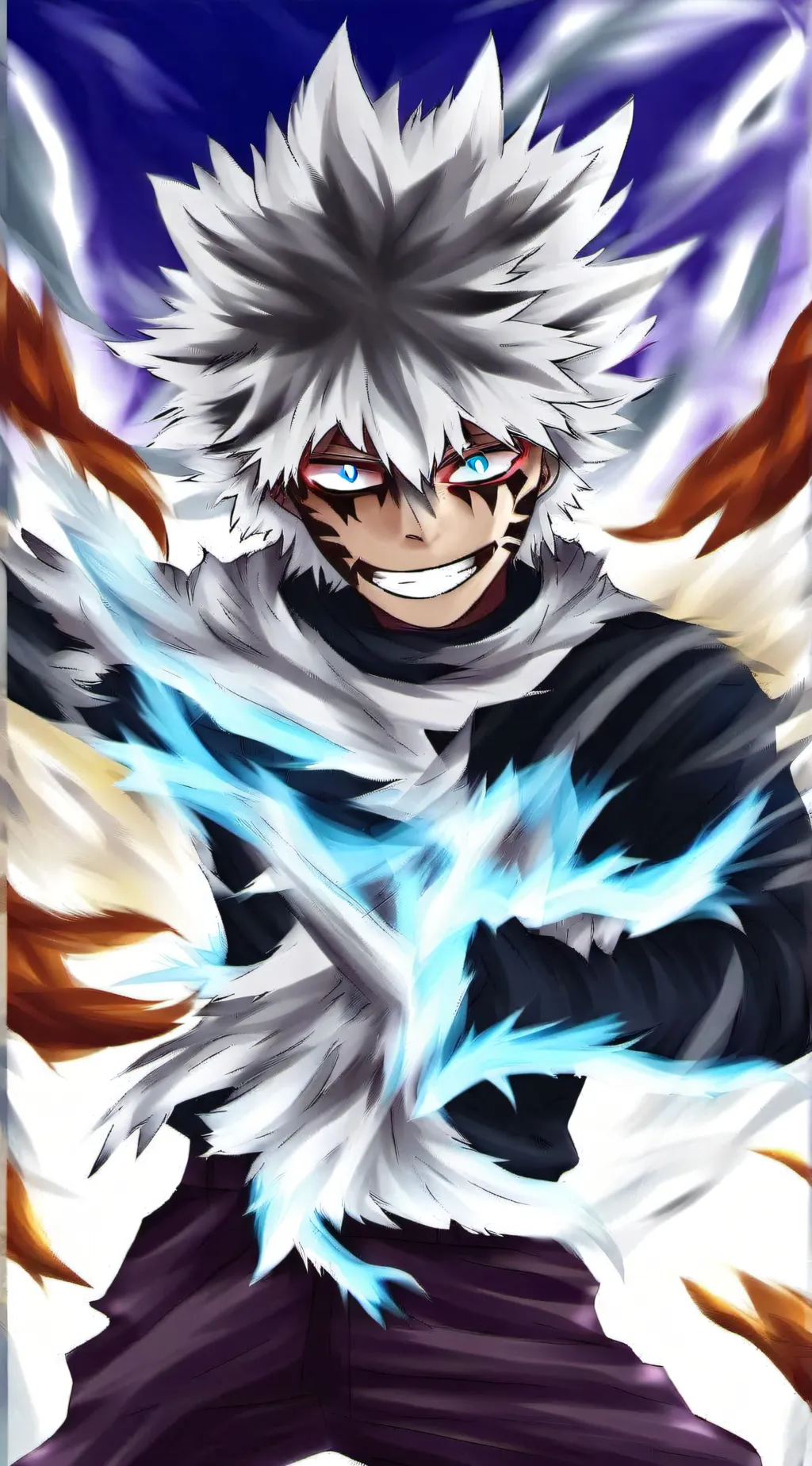 ai character: Dabi background
