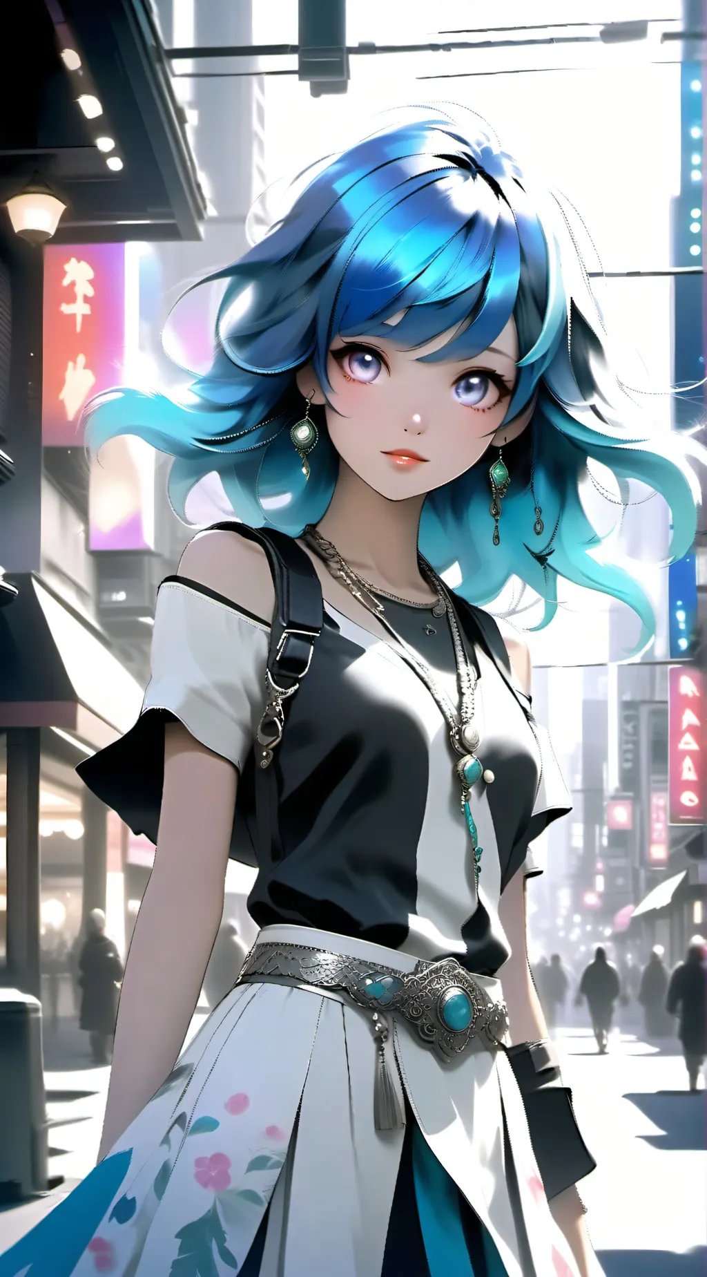 ai character: Maddie  background