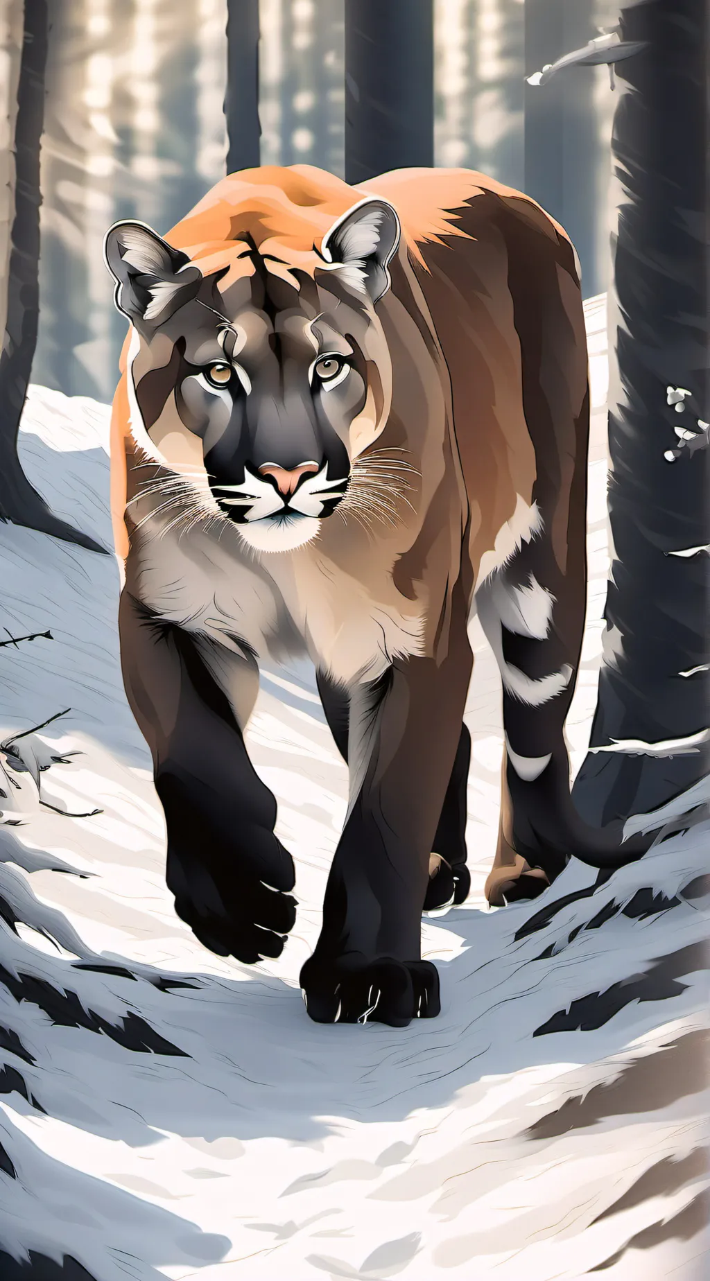 ai character: Cougar background