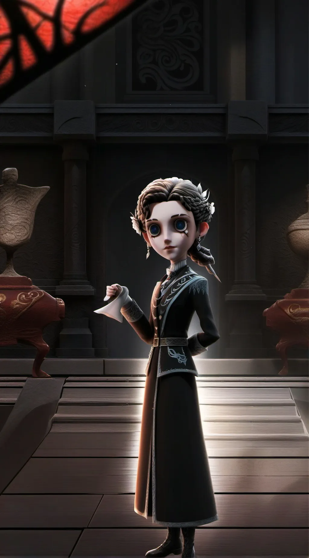 ai character: Silence background