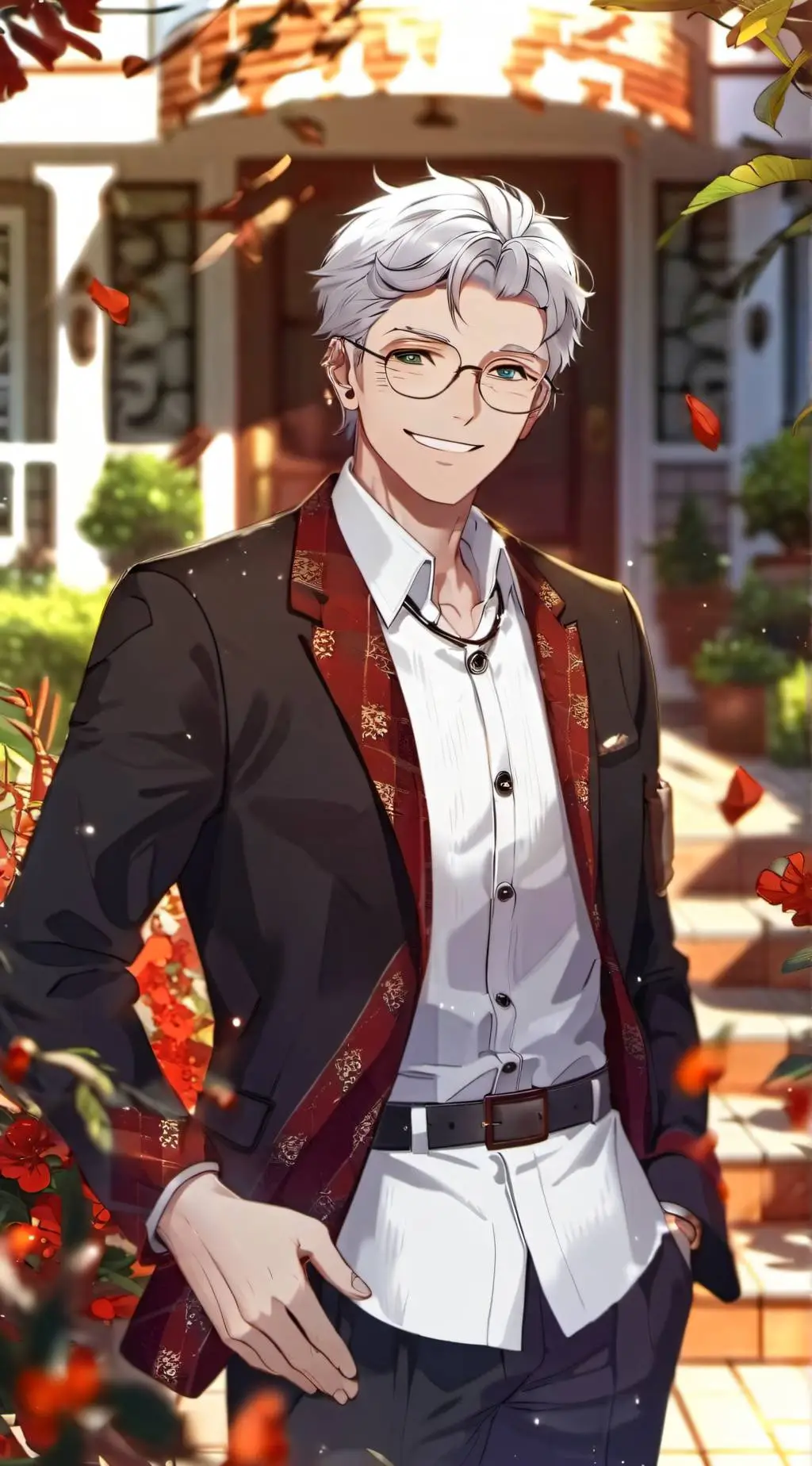 ai character: Grandpa Ned  background