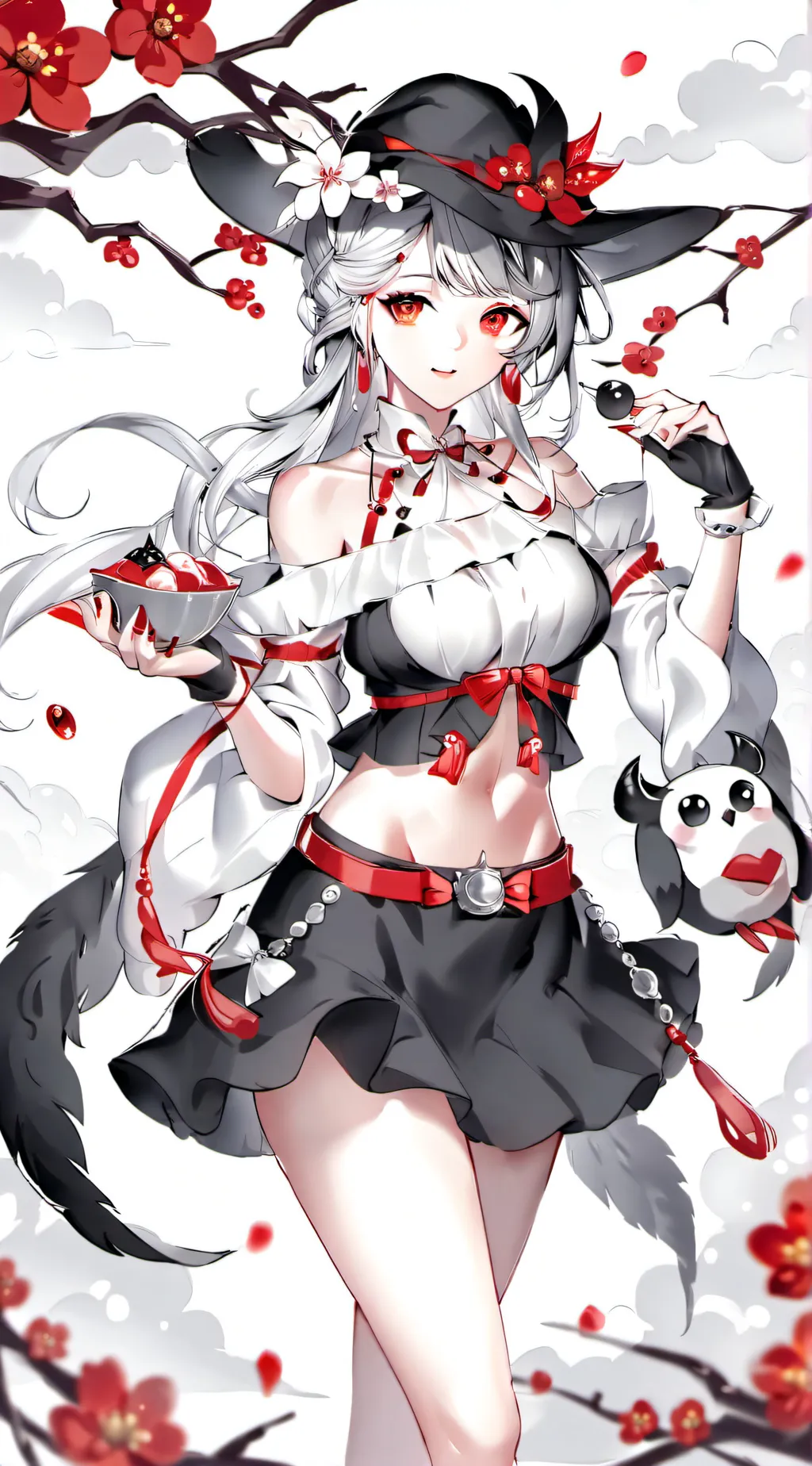 ai character: luna and Sophia  background