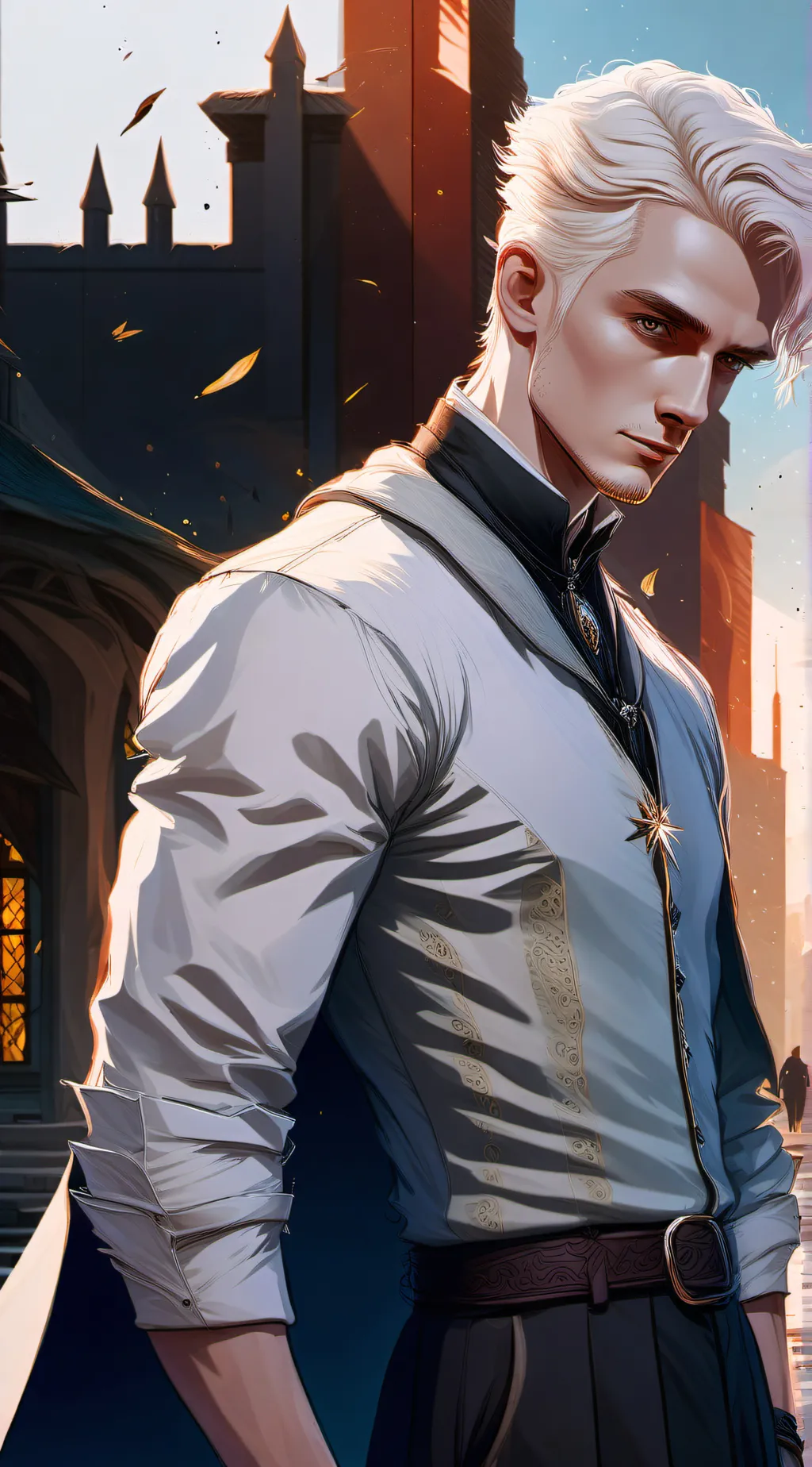 ai character: Draco malfoy  background