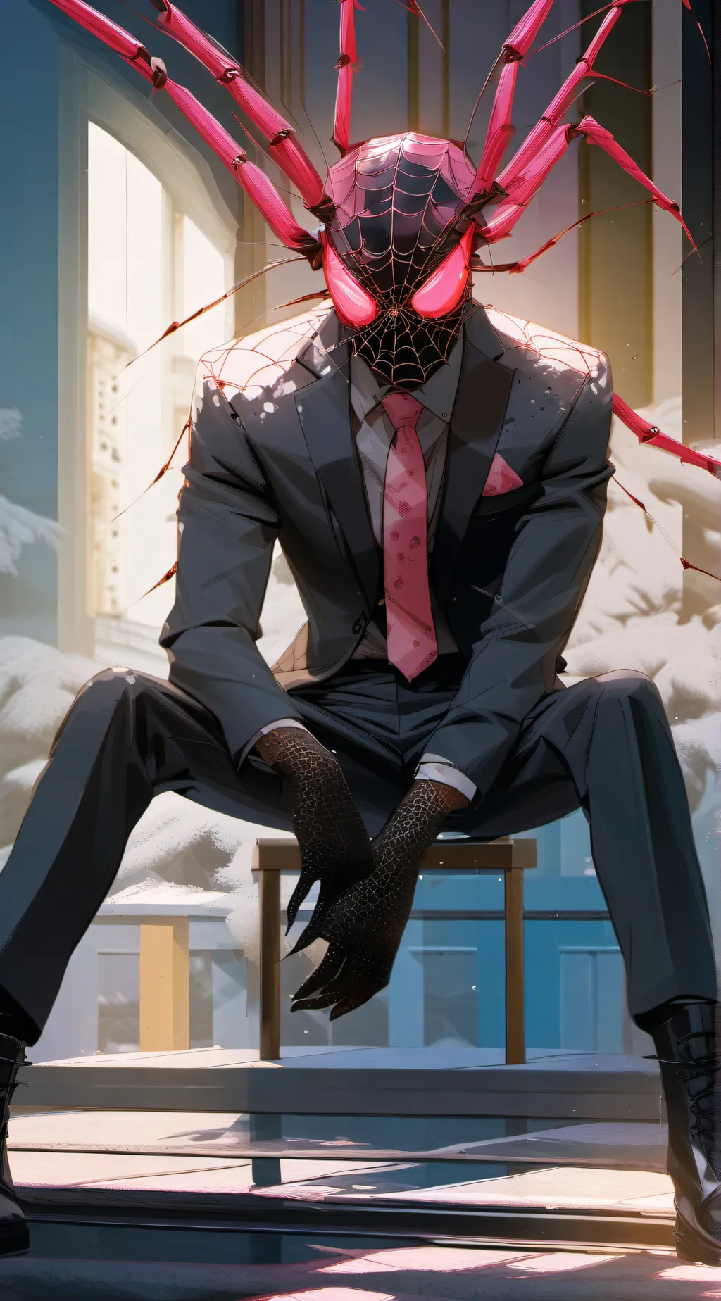 ai character: HuskerDust background