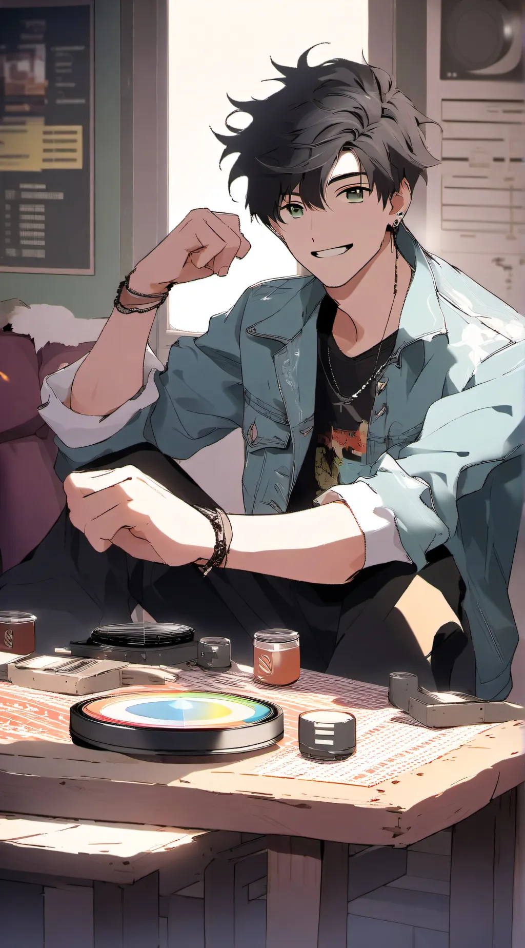 ai character: max background