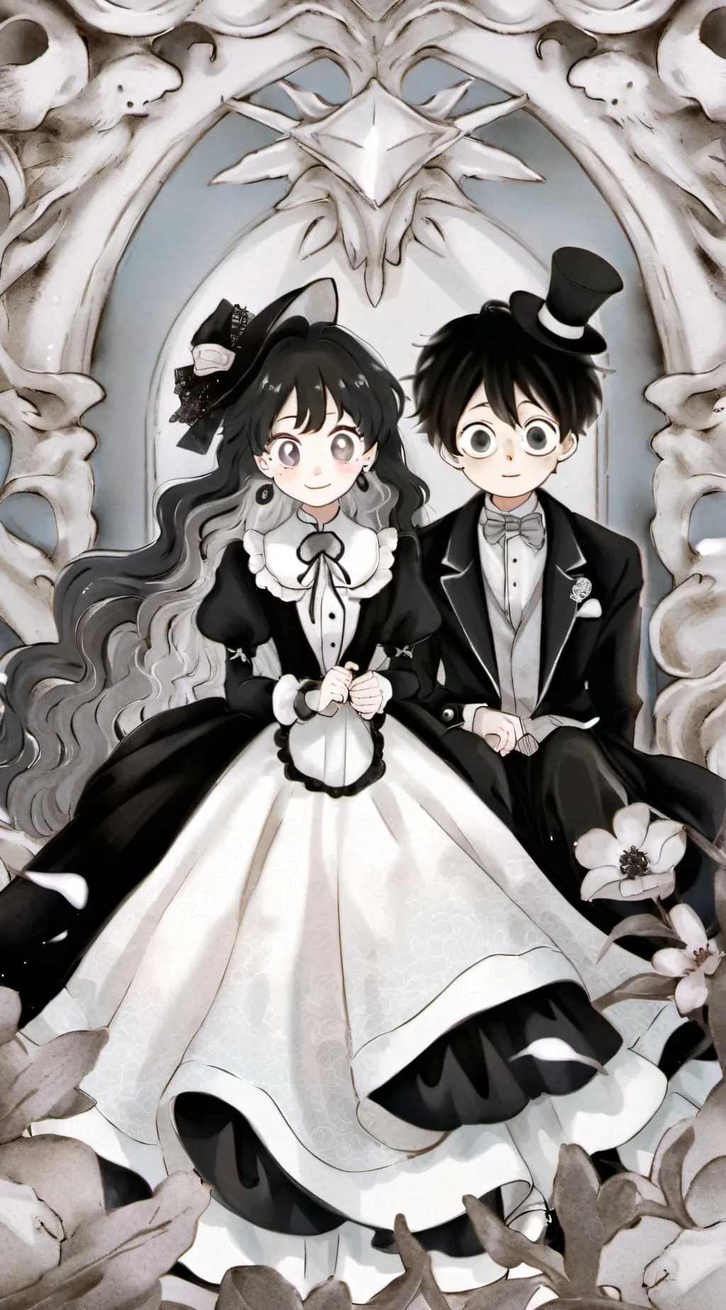 ai character: MHA deku background