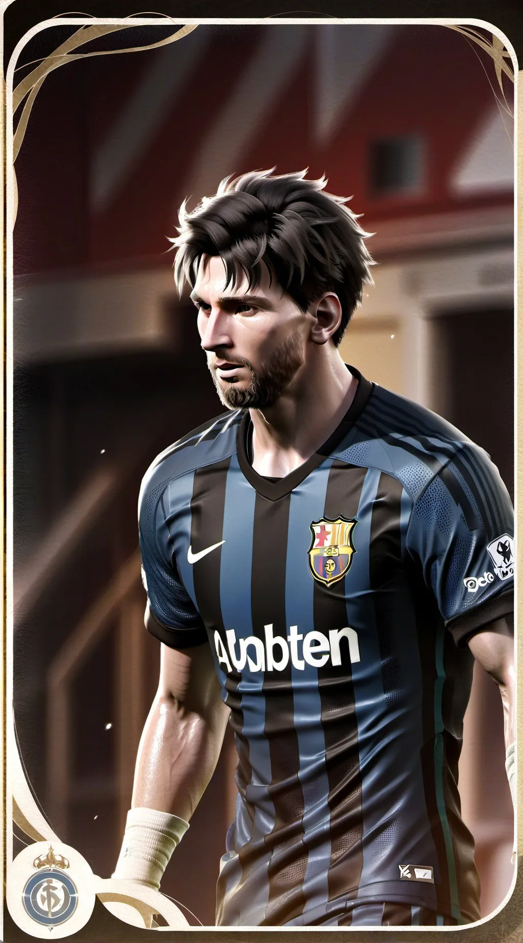 ai character: Messi background