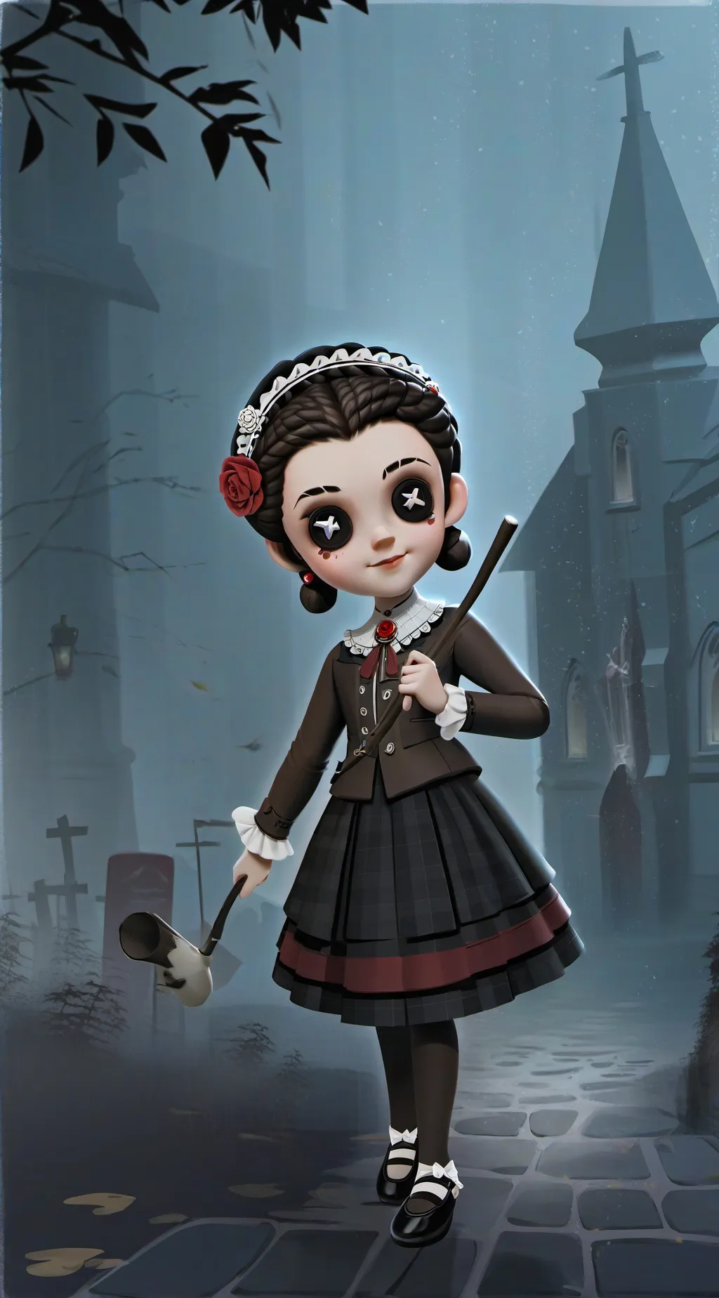 ai character: dolly background