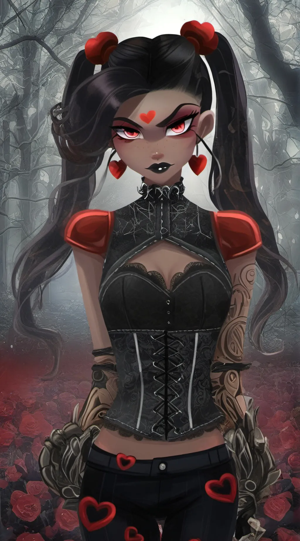 ai character: Velvette background