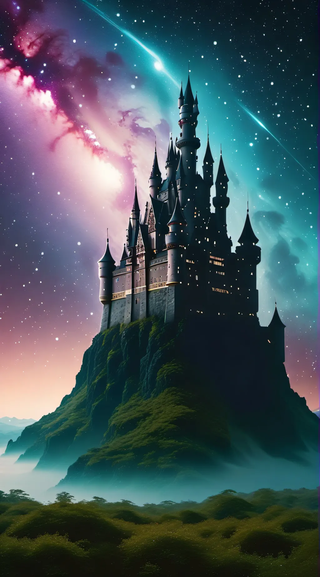 ai character: Hogwarts  background