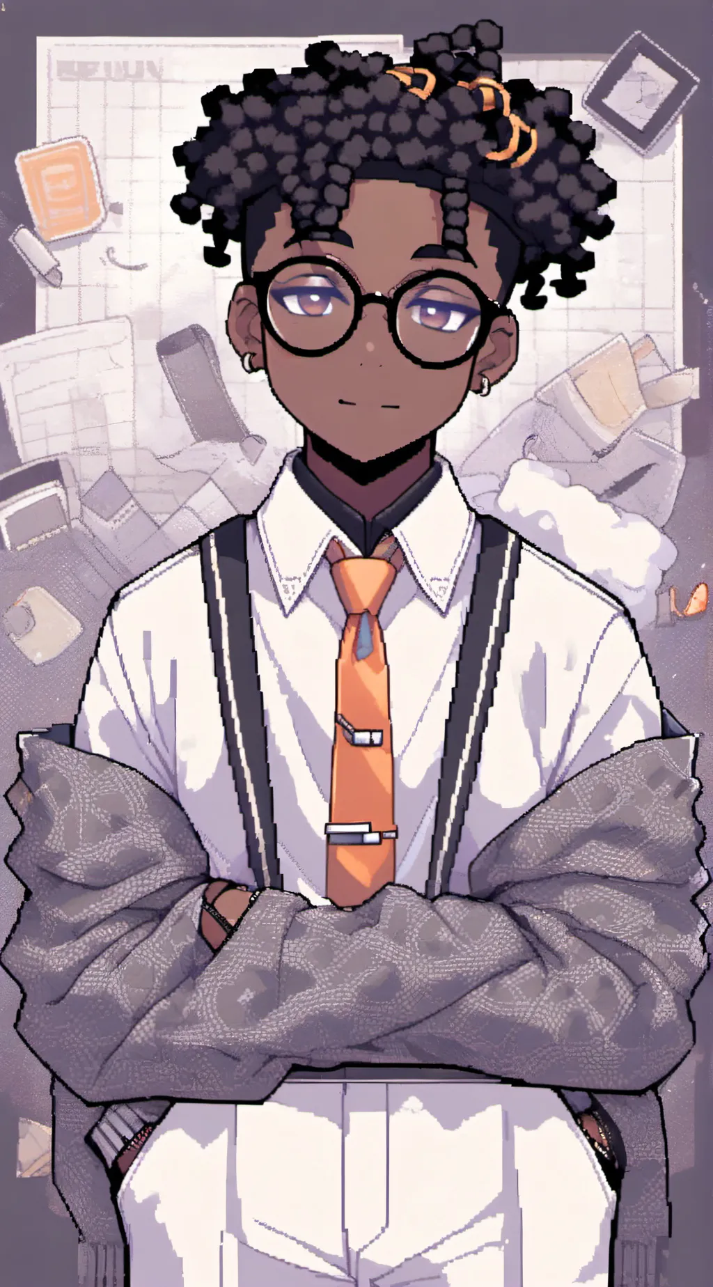 ai character: Benson  background