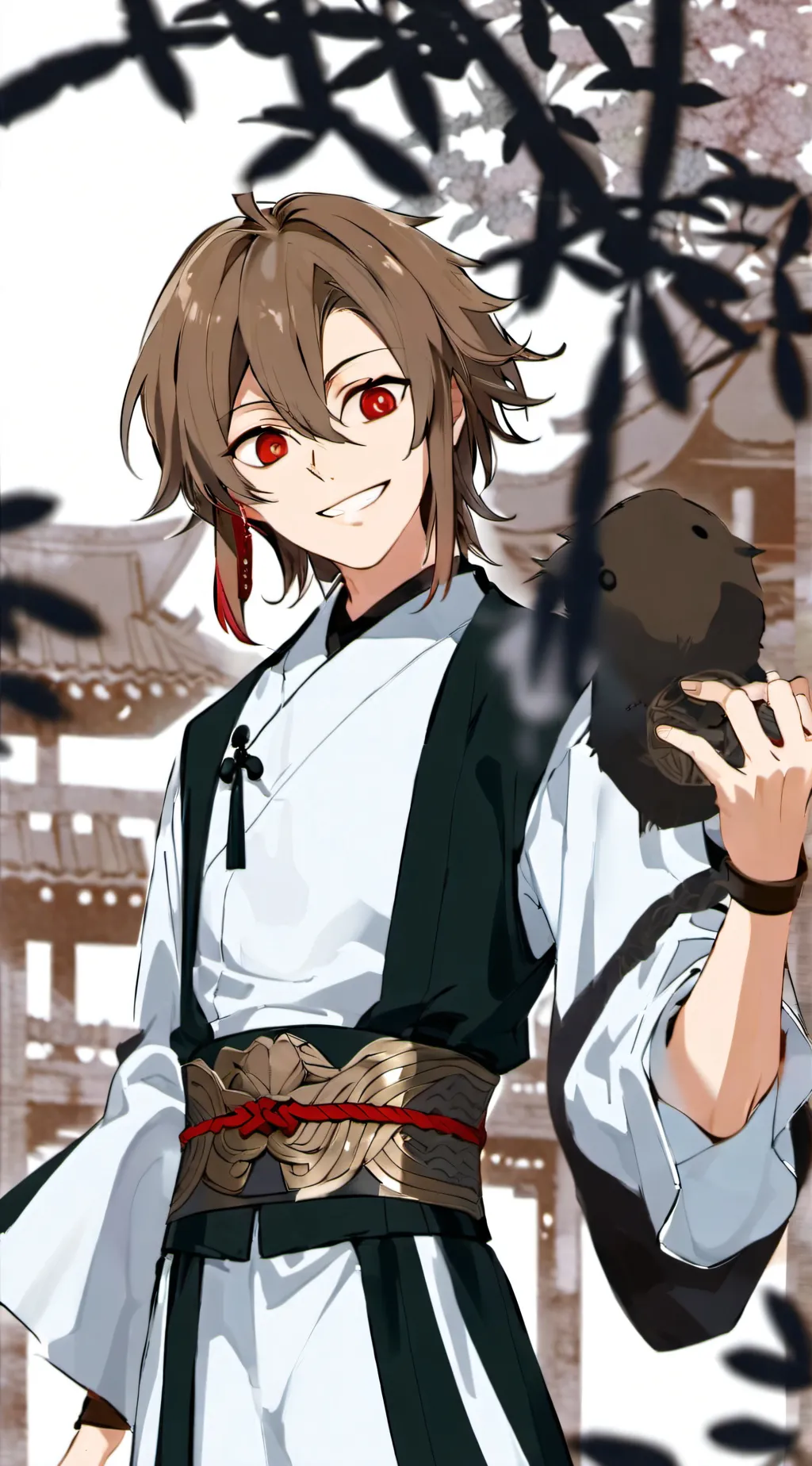 ai character: 中原中也 background