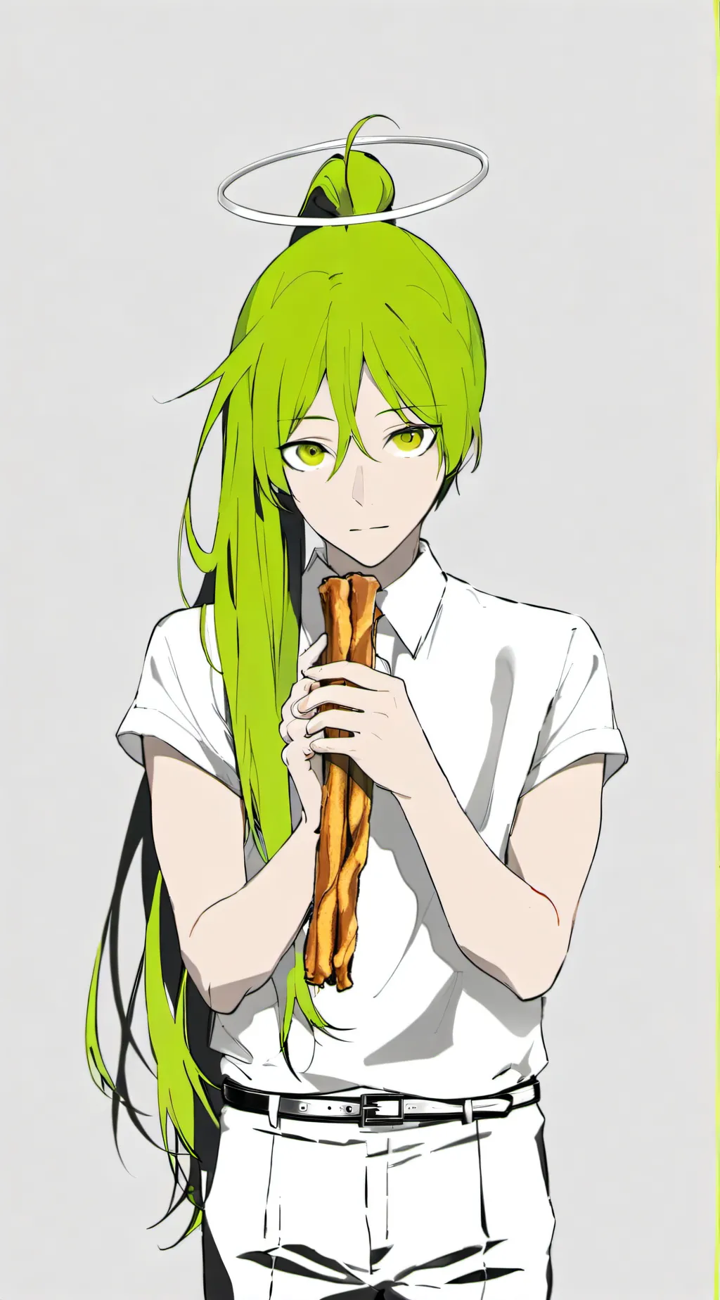 ai character: churro background