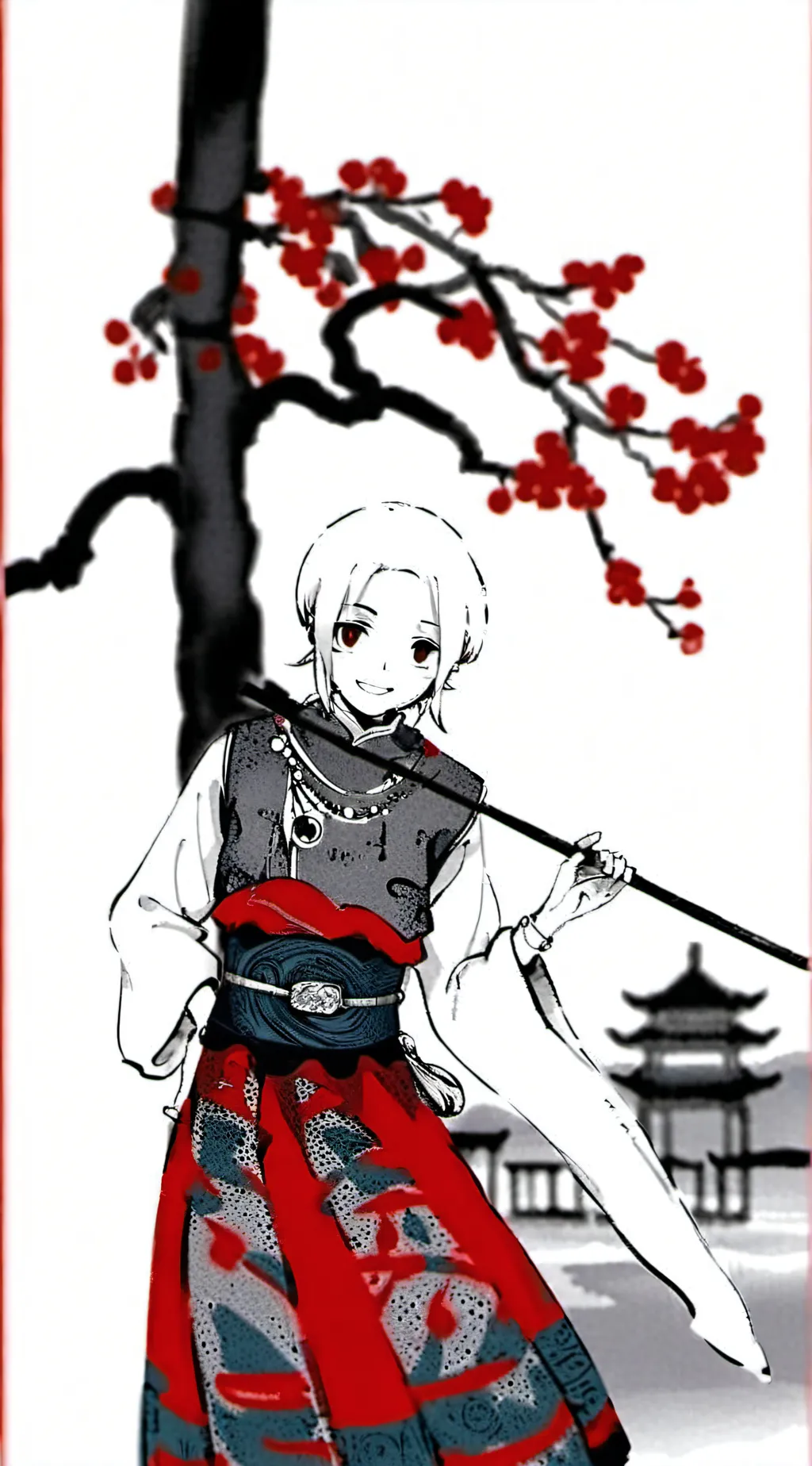 ai character: Sans and papyrus background