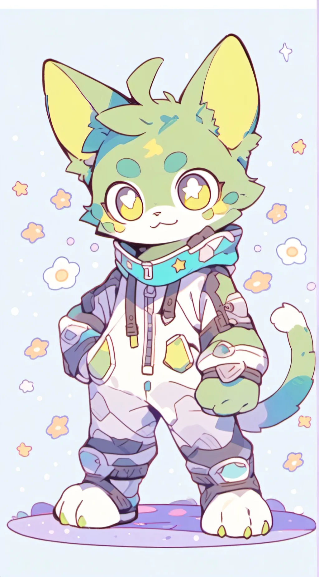 ai character: Discozzz background