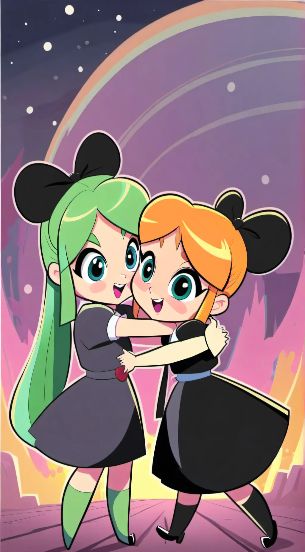 ai character: Powerpuff Girls 2  background