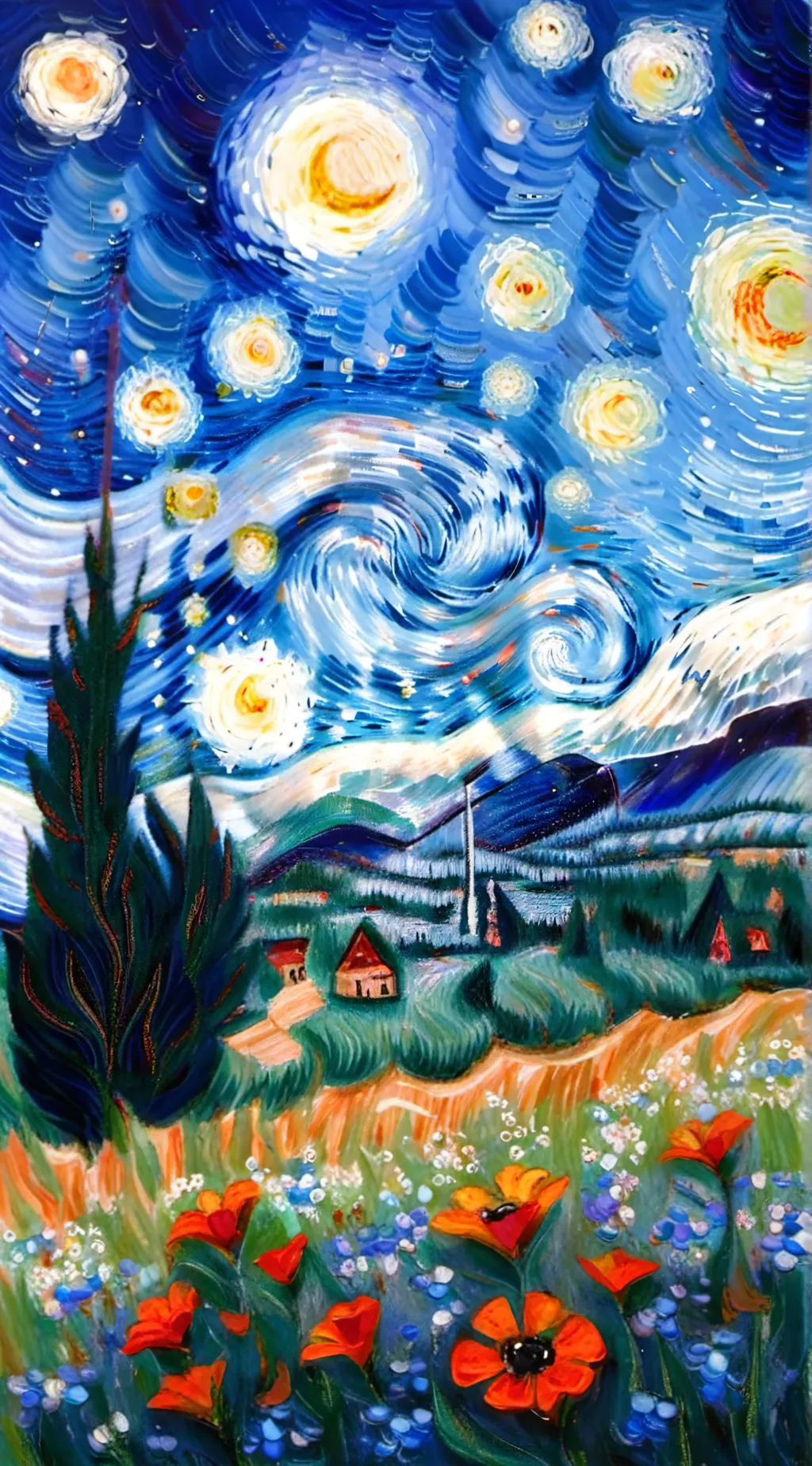 ai character: solarballs background