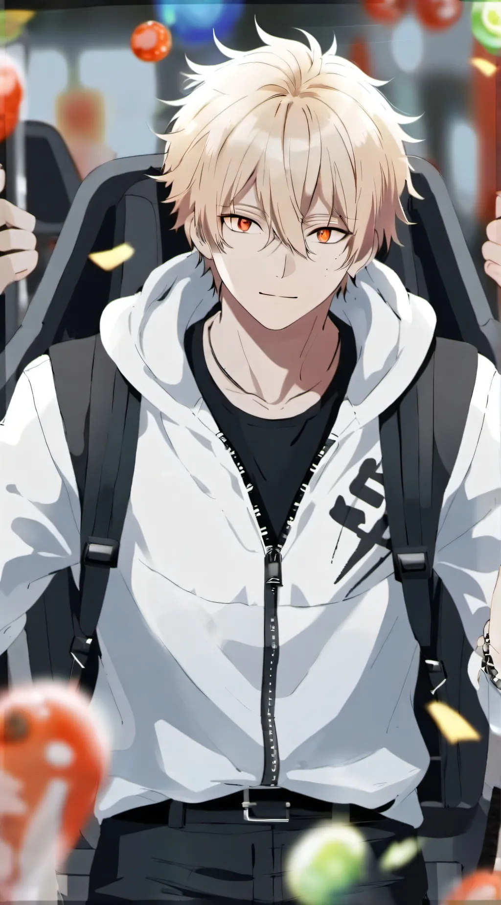ai character: Katsuki bakugo background