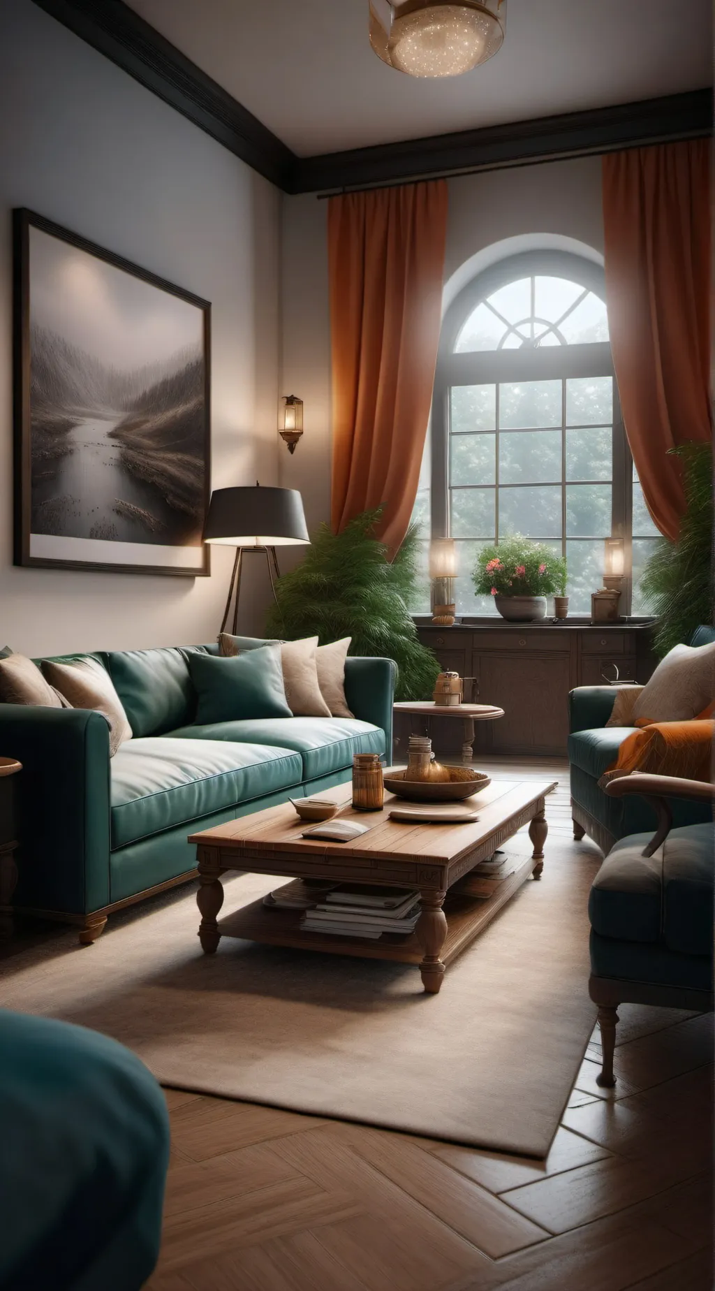 ai character: The sleepover background