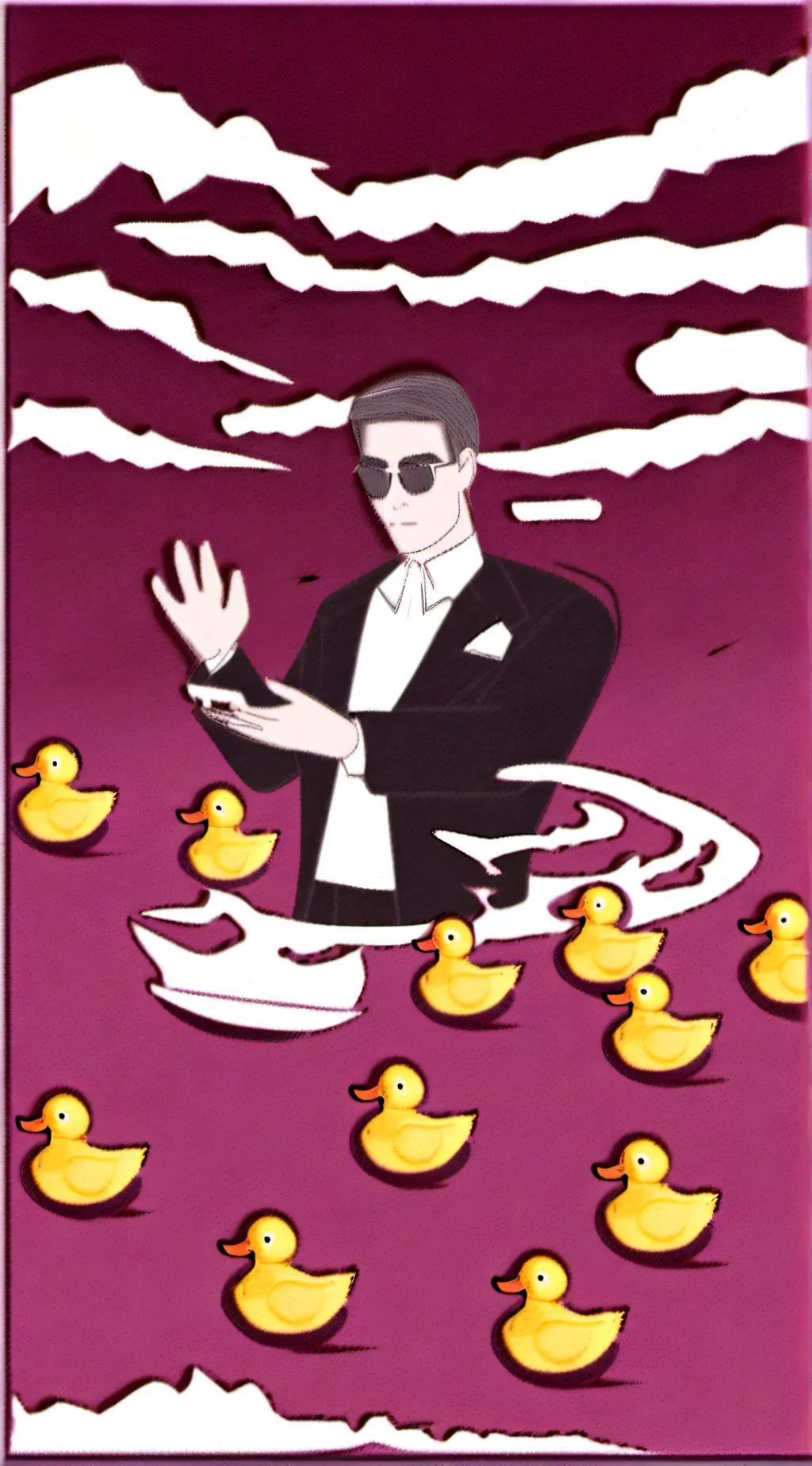 ai character: radioapple:) background