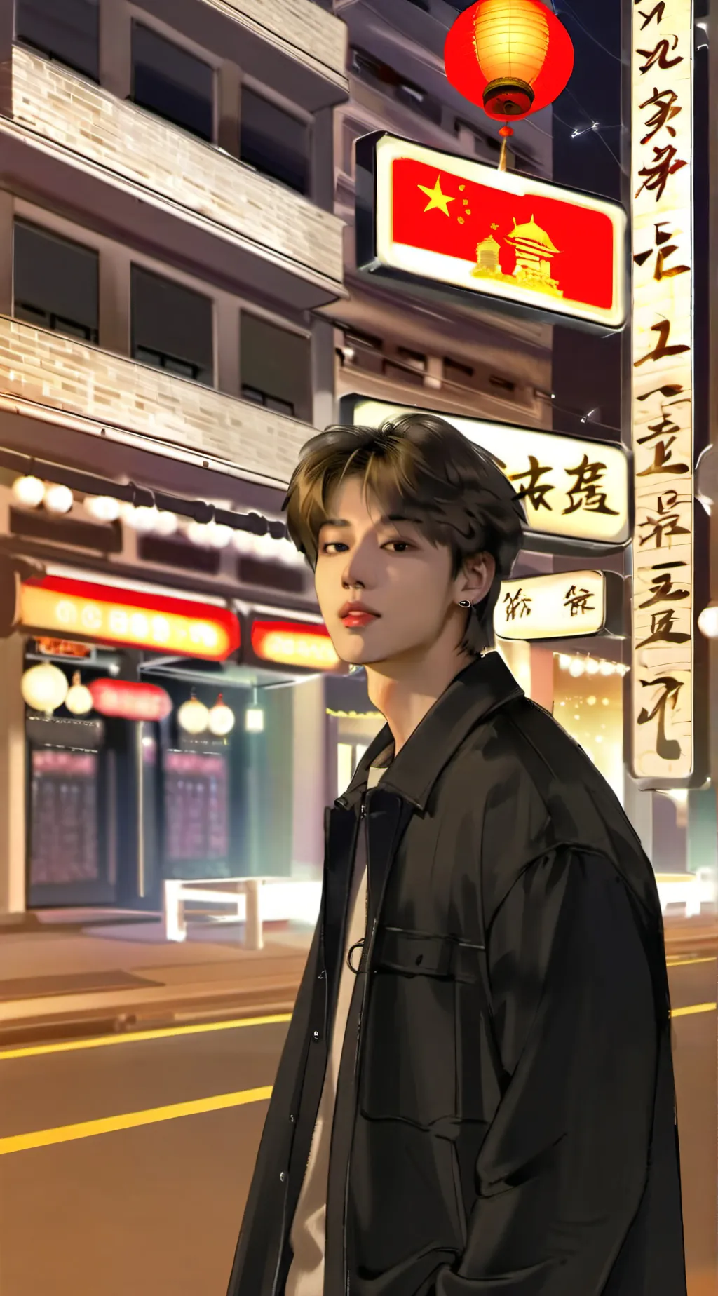 ai character: Boboiboy Gempa background