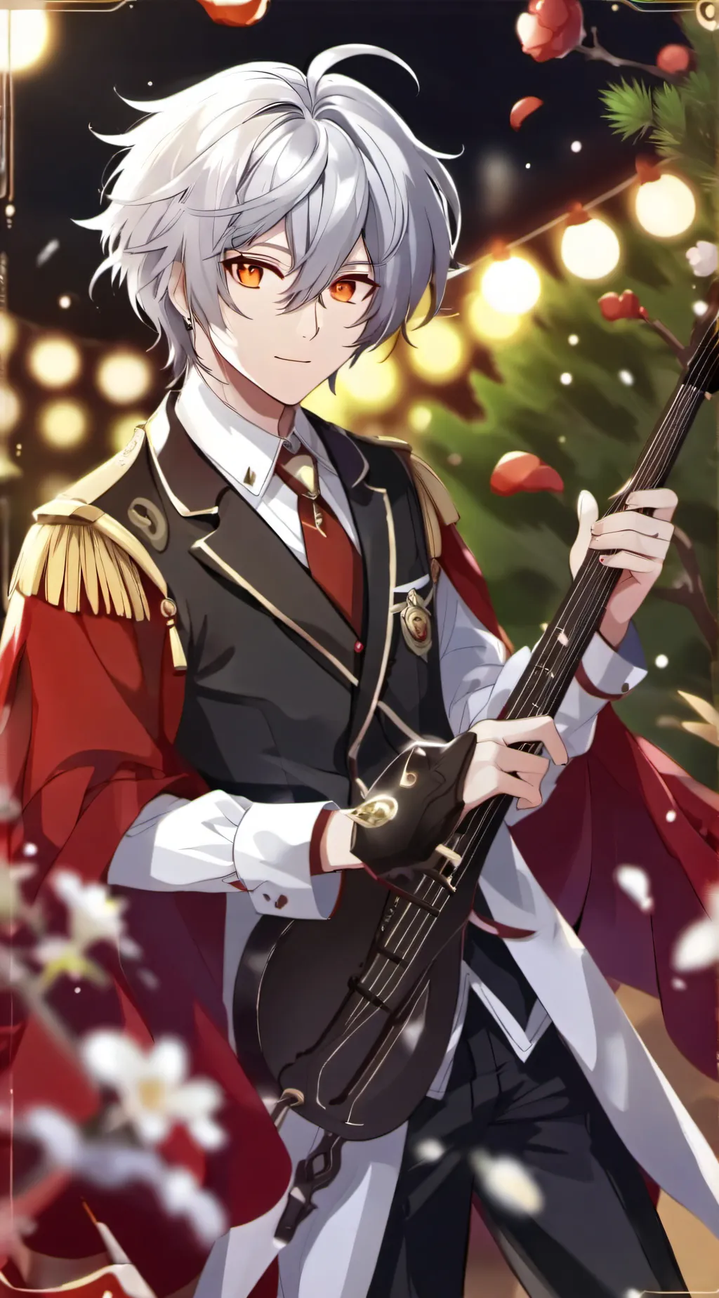 ai character: Happy Heart background