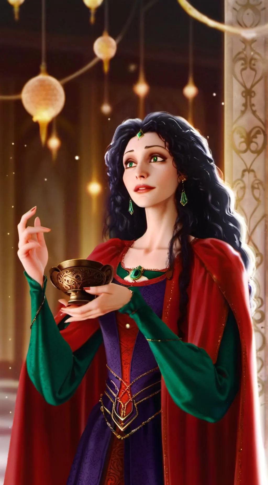 ai character: Mutter Gothel  background
