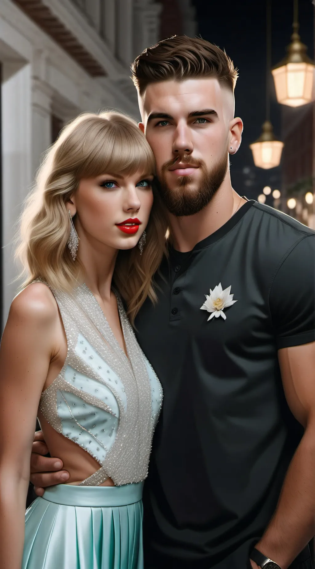 ai character: Travis Kelce background