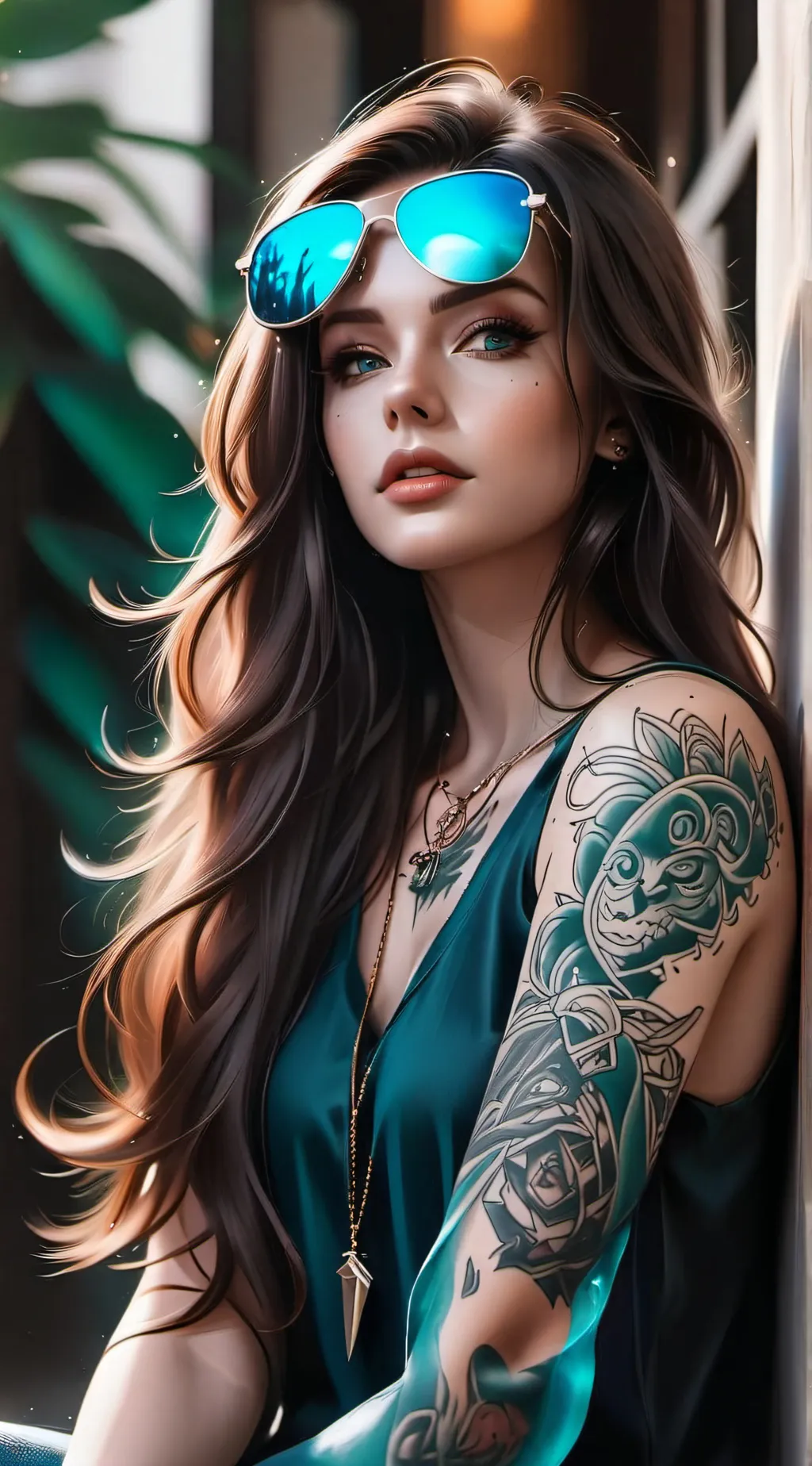 ai character: Aria background