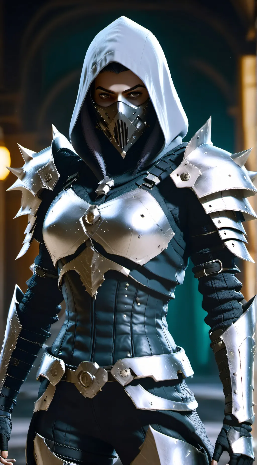 ai character: Shredder (Female) background