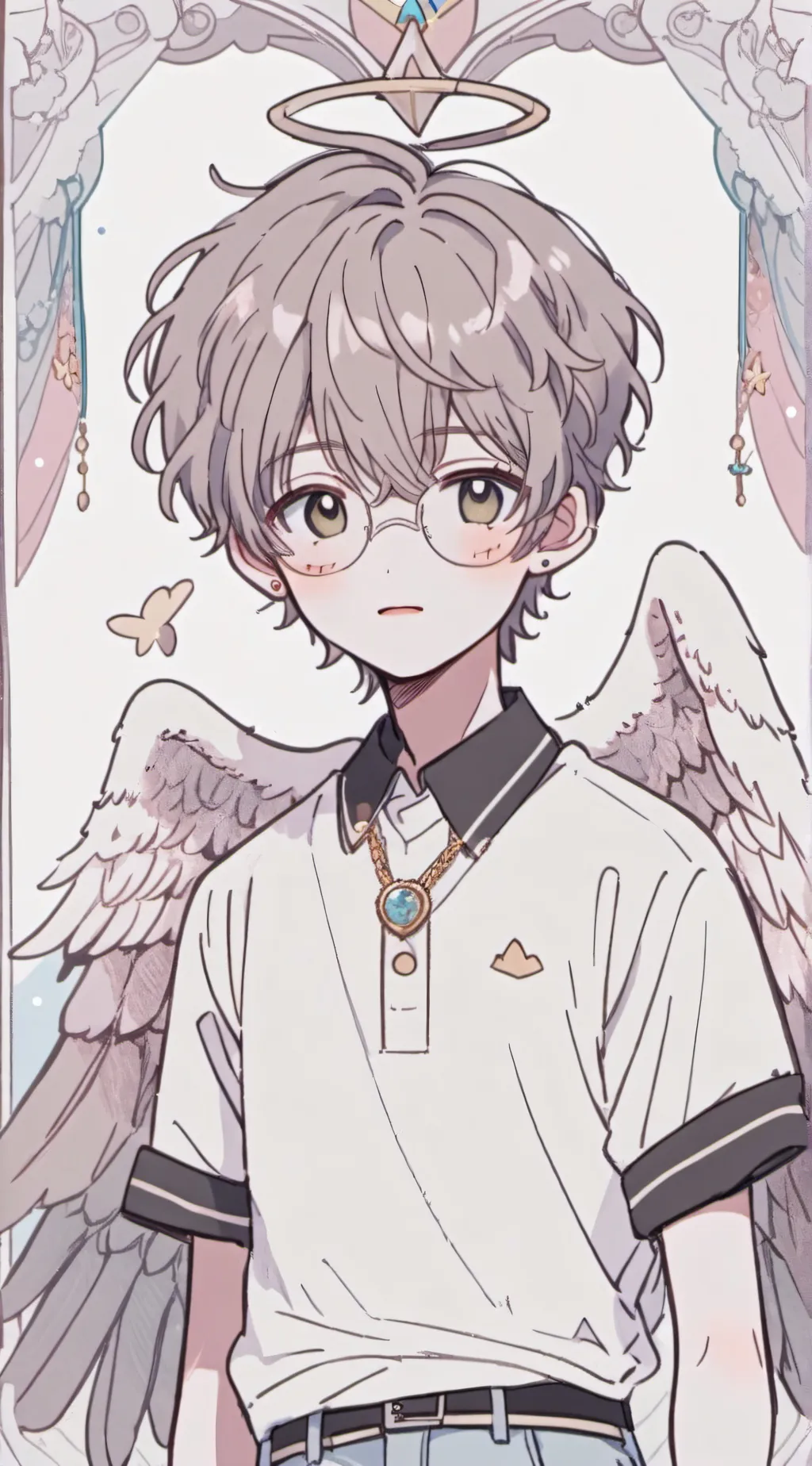 ai character: 🕊Uriel🕊 background