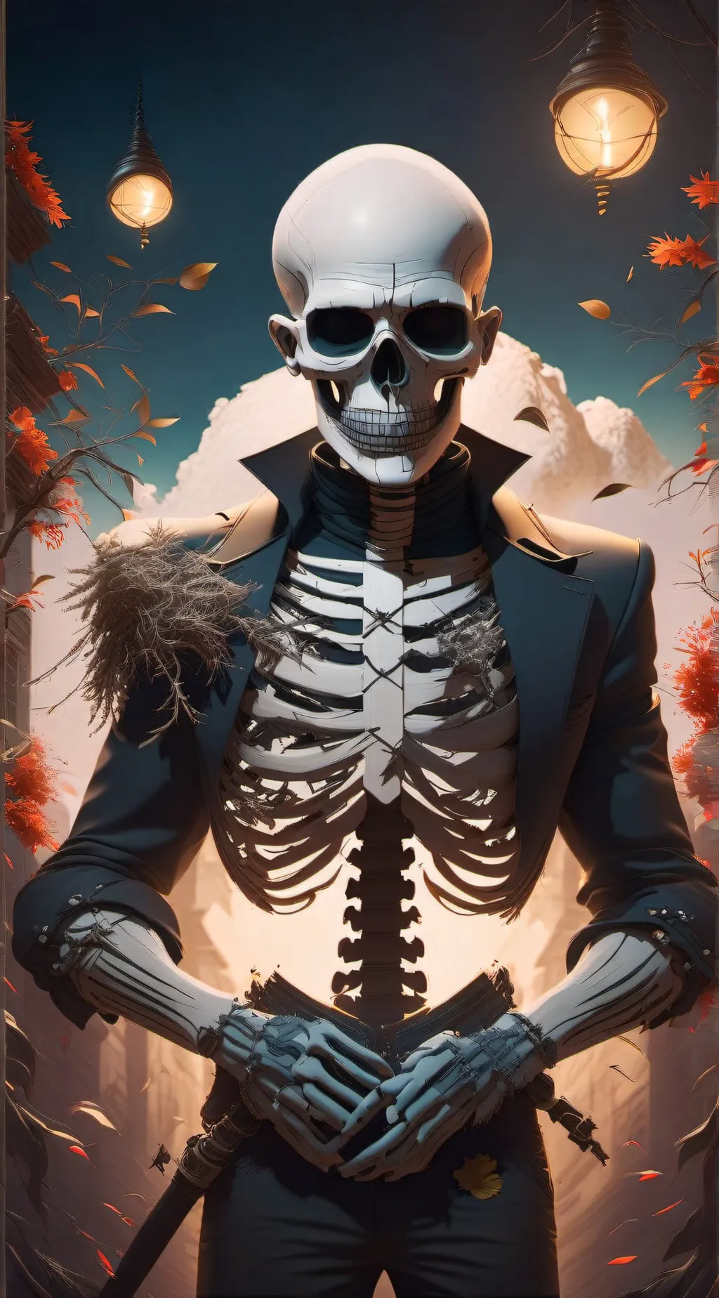 ai character: sans background