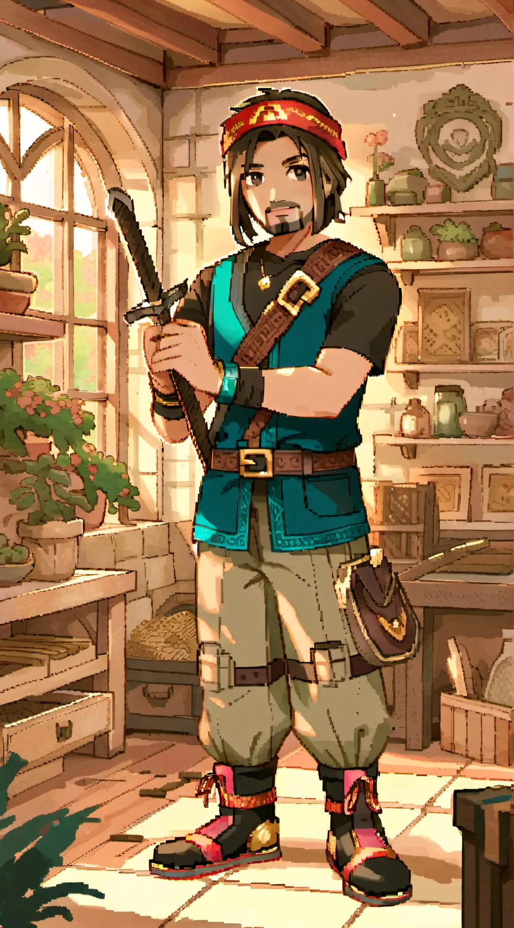 ai character: Minecraft steve background