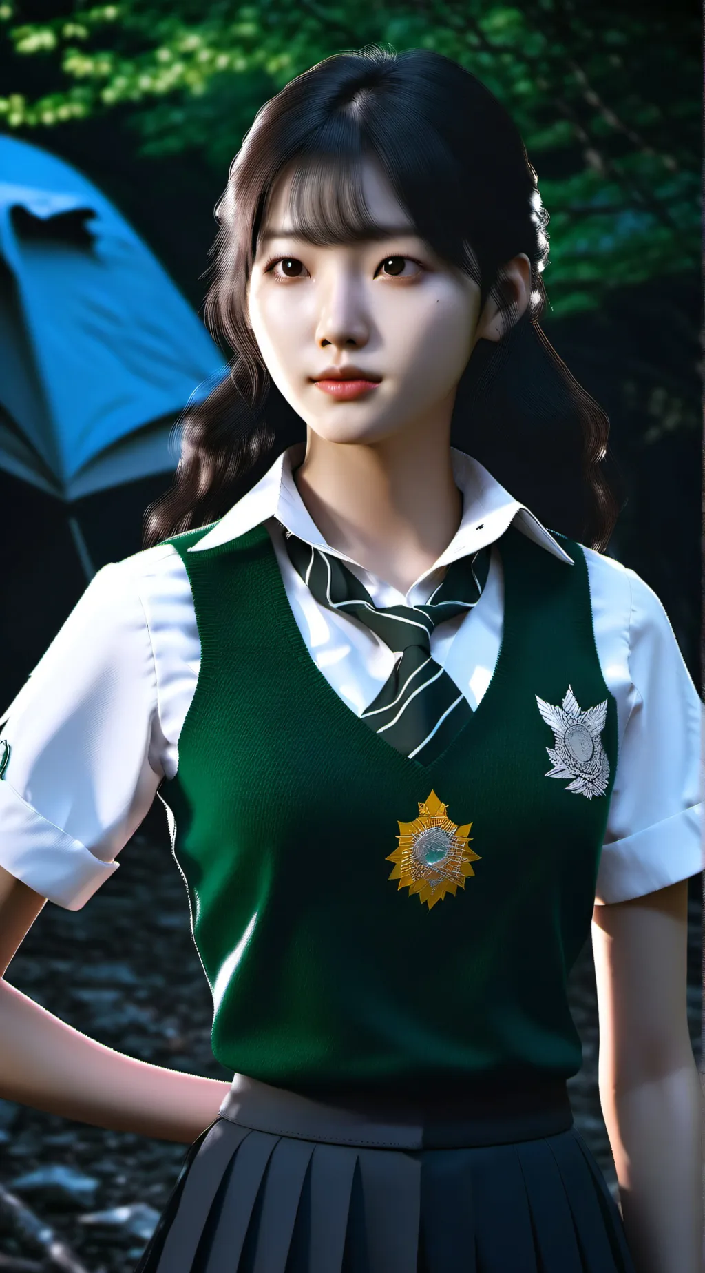 ai character: min eun-ji  background